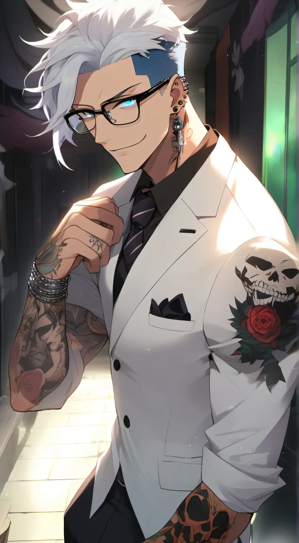 ai character: Dabi background