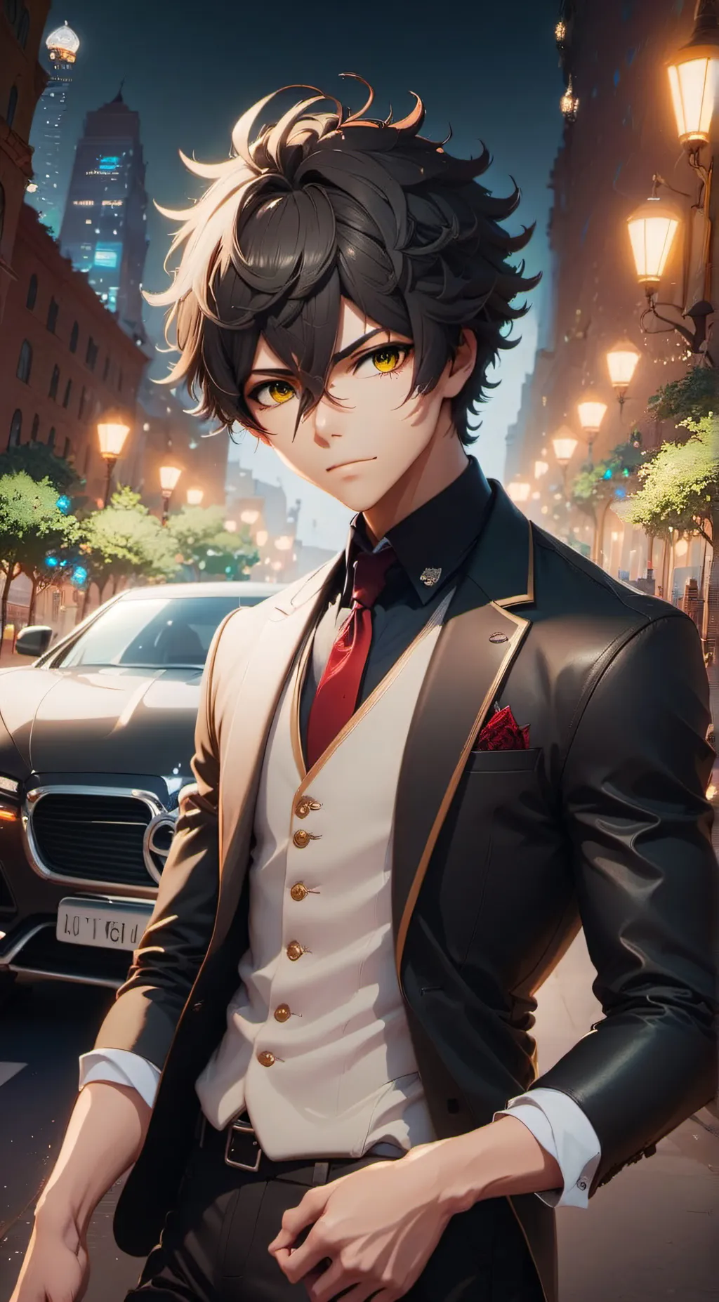 ai character: Zaynx background
