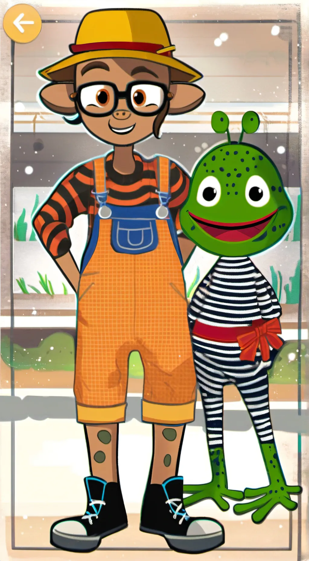 ai character: Miracle stars background