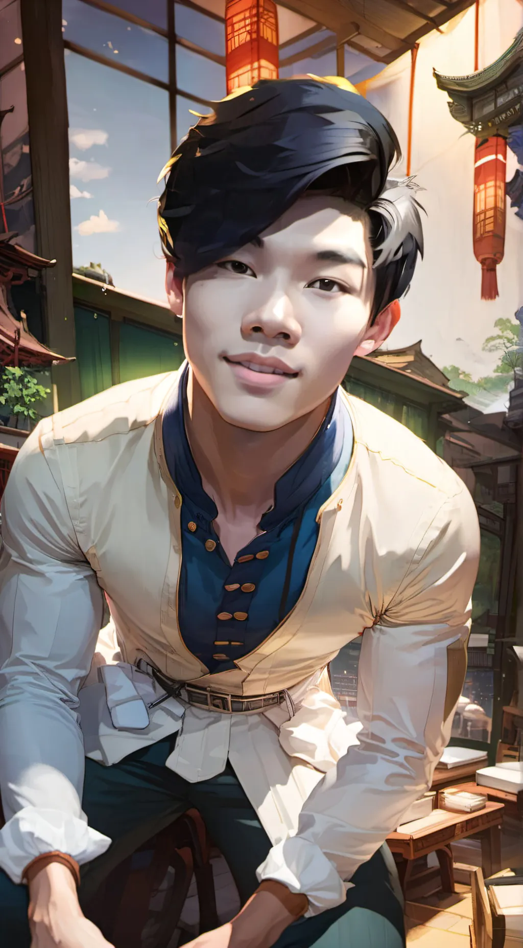 ai character: Mark Xiong background
