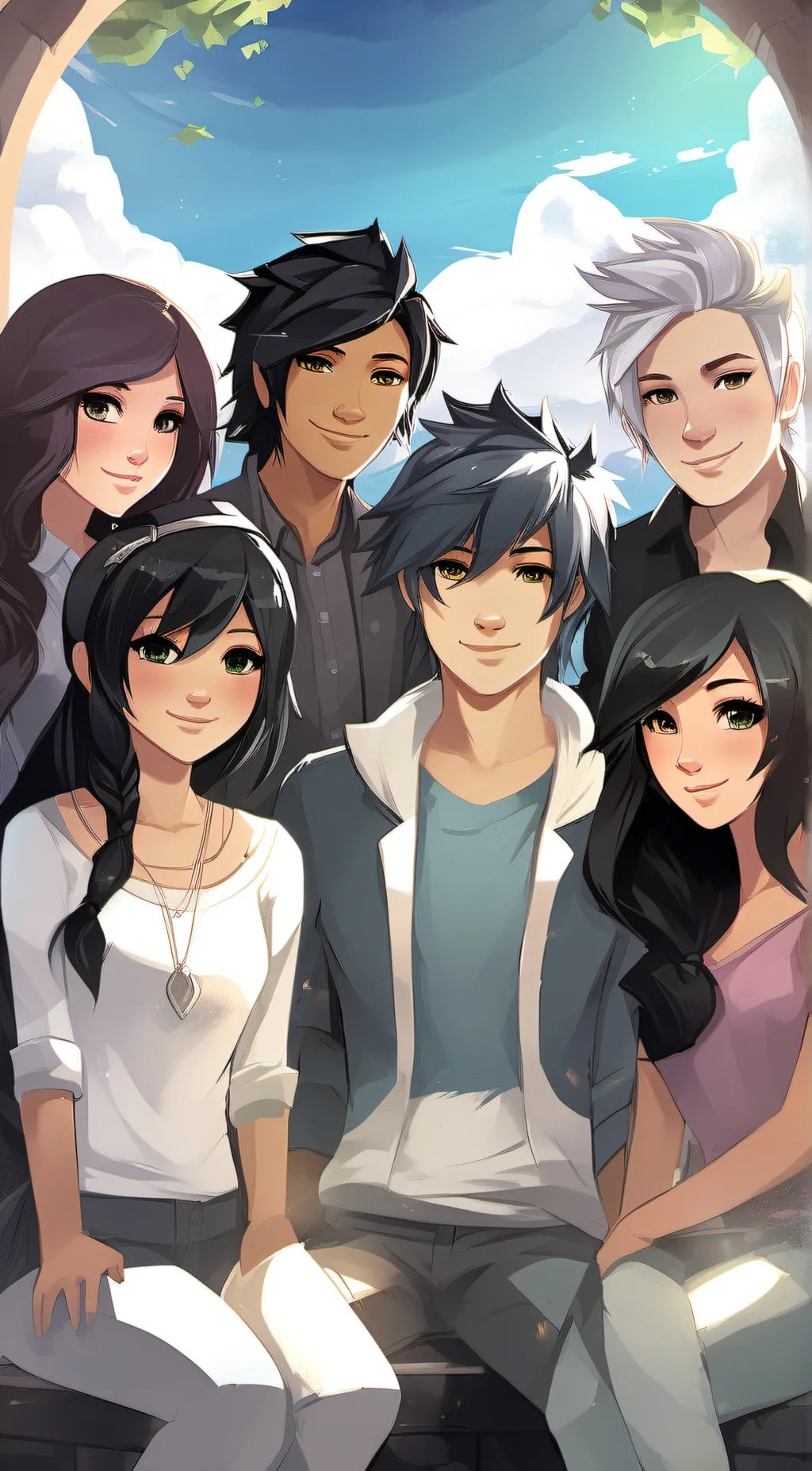 ai character: aphmau krew background
