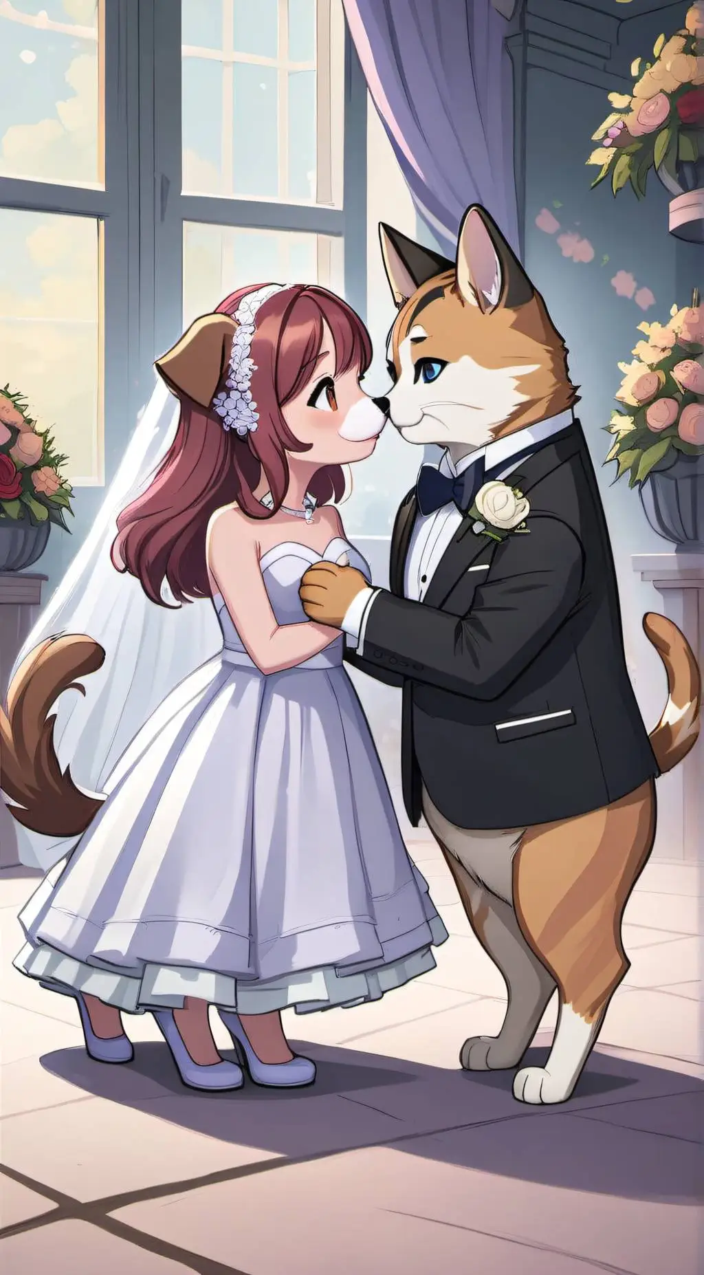 ai character: I love  you ❤❤❤ background