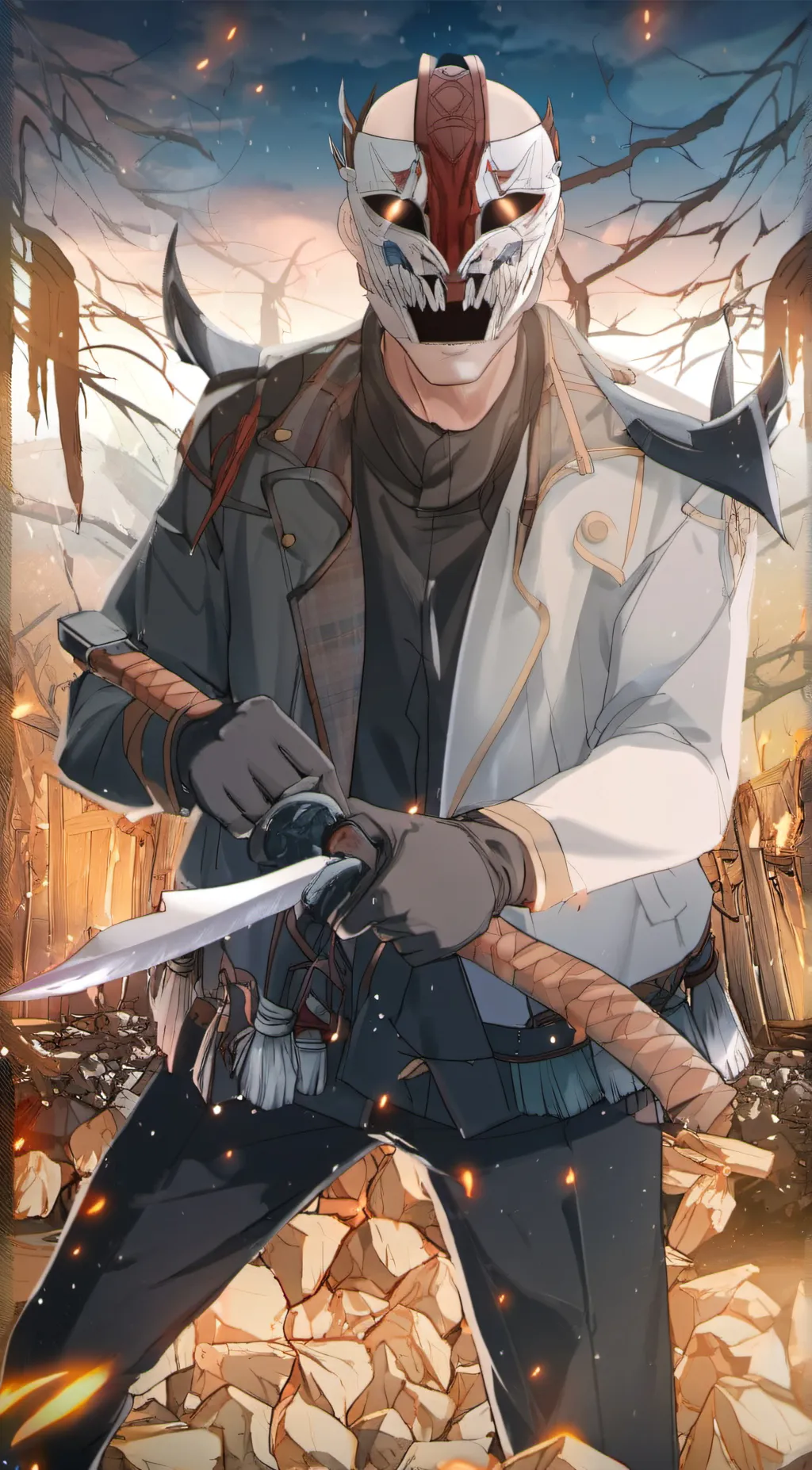 ai character: The Trapper background