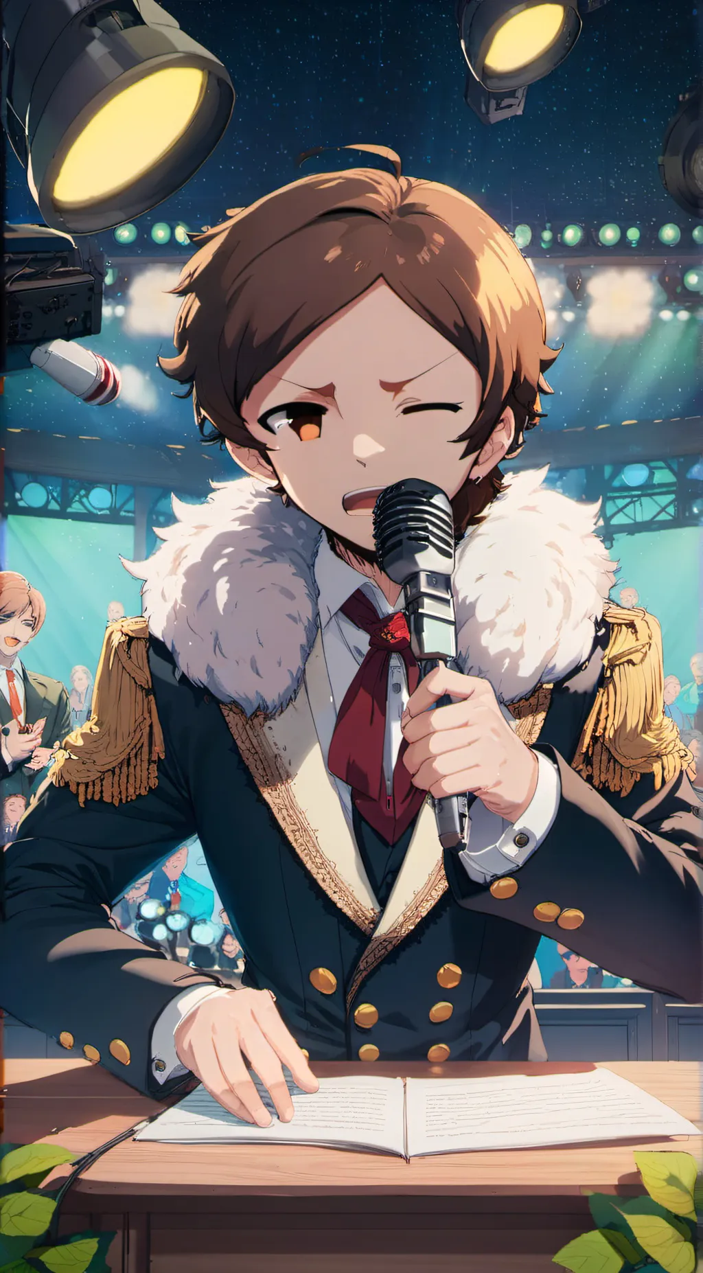 ai character: Alexander  background