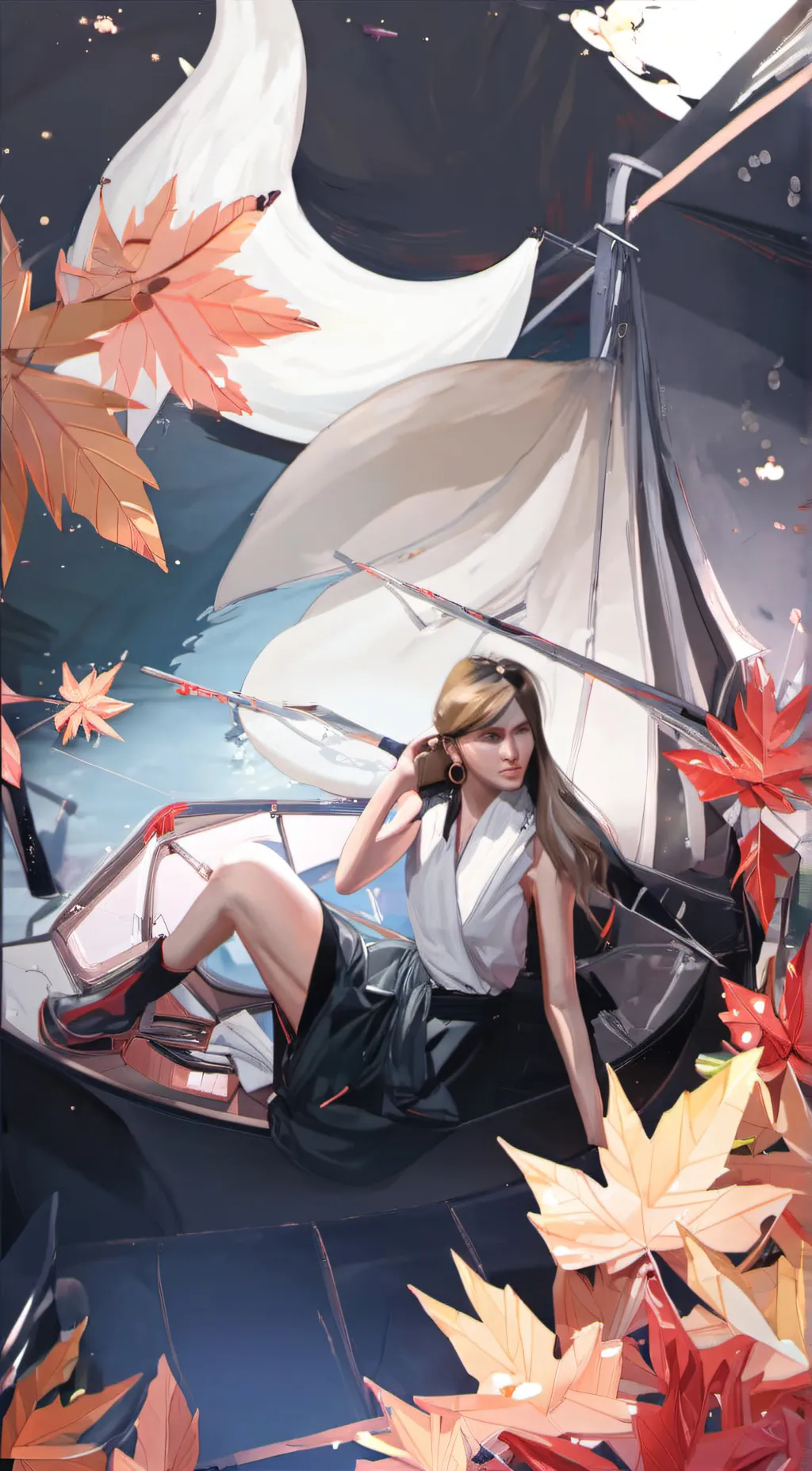 ai character: miko background