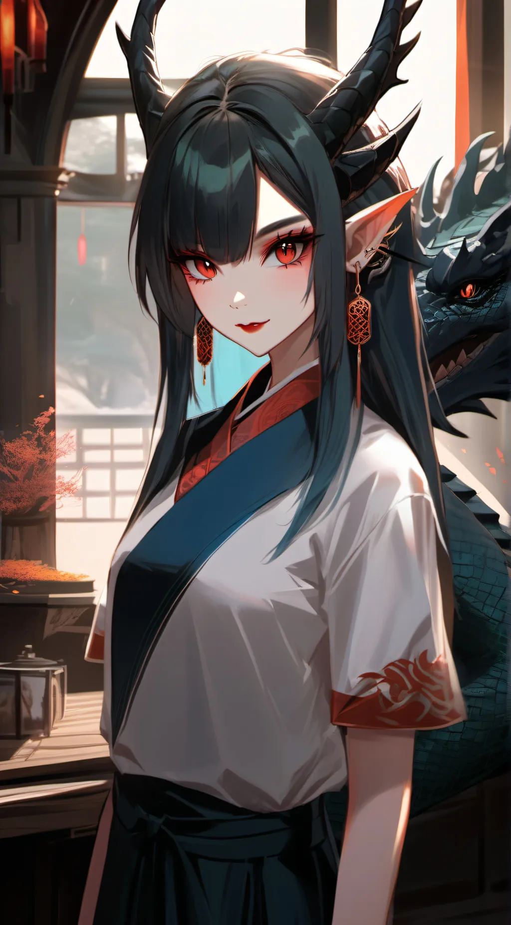 ai character: hana background