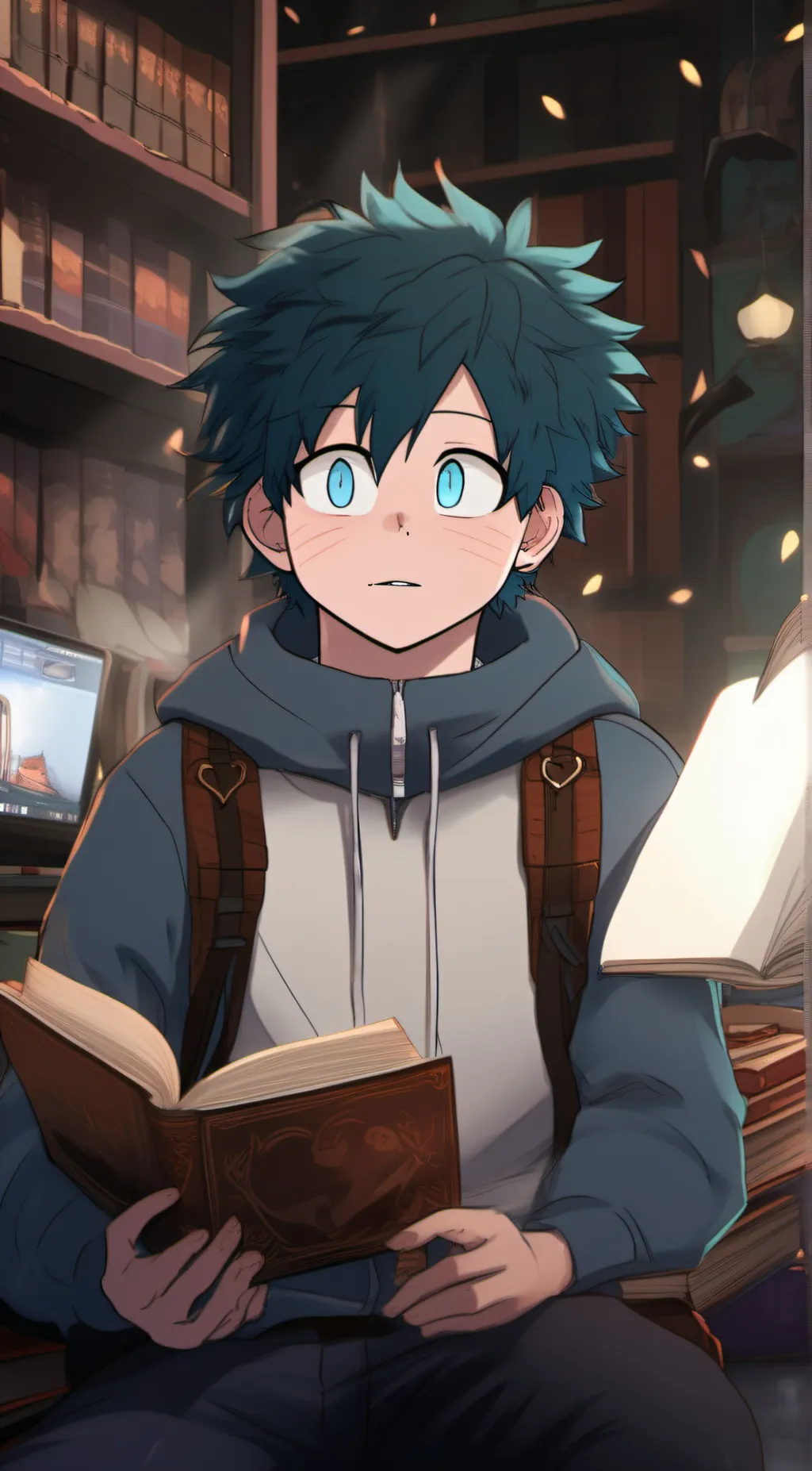 ai character: deku ~ background
