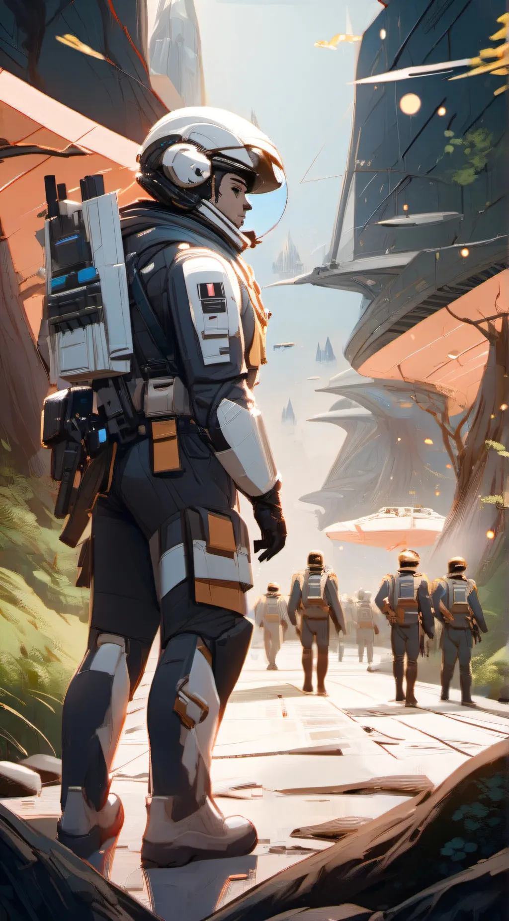 ai character: Shiro background