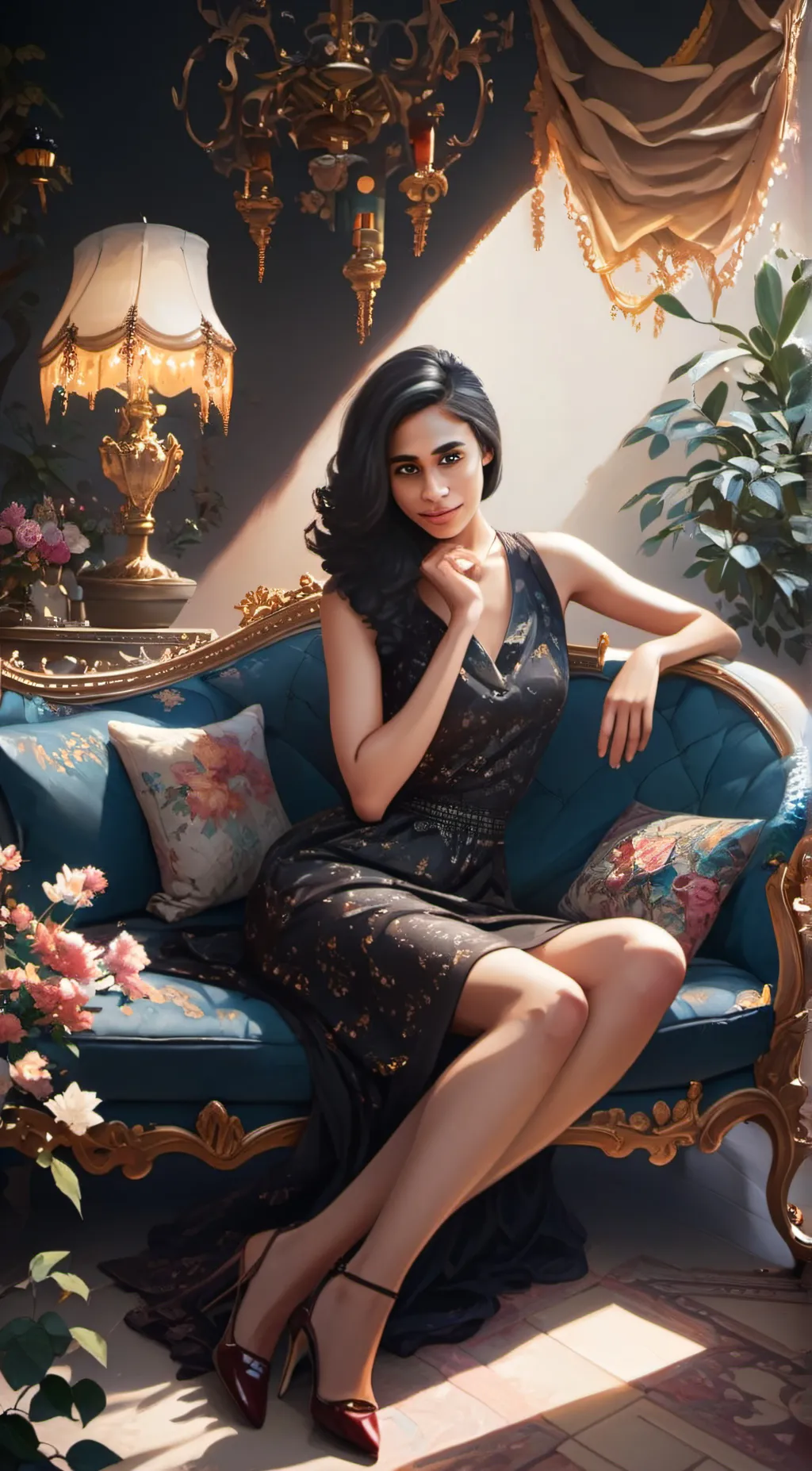 ai character: Lena background