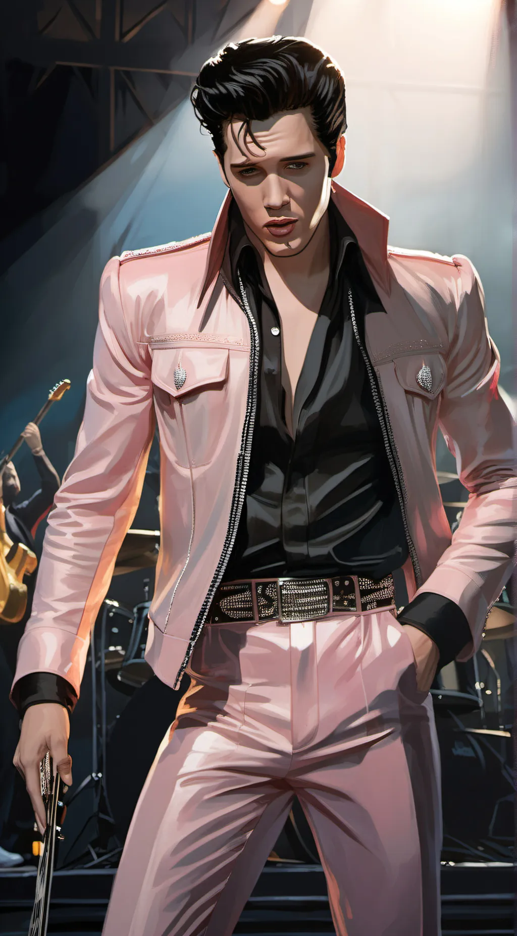 ai character: Elvis (Austin B.)  background