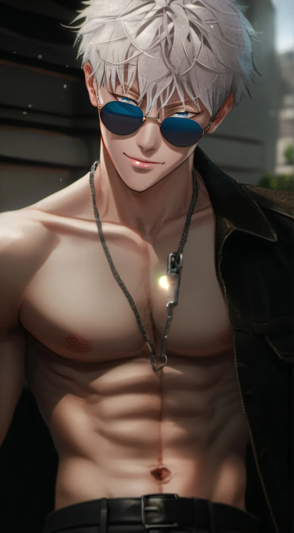 ai character: Gojo Satoru background