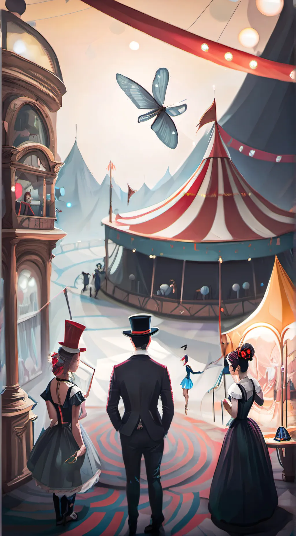 ai character: digital circus  background