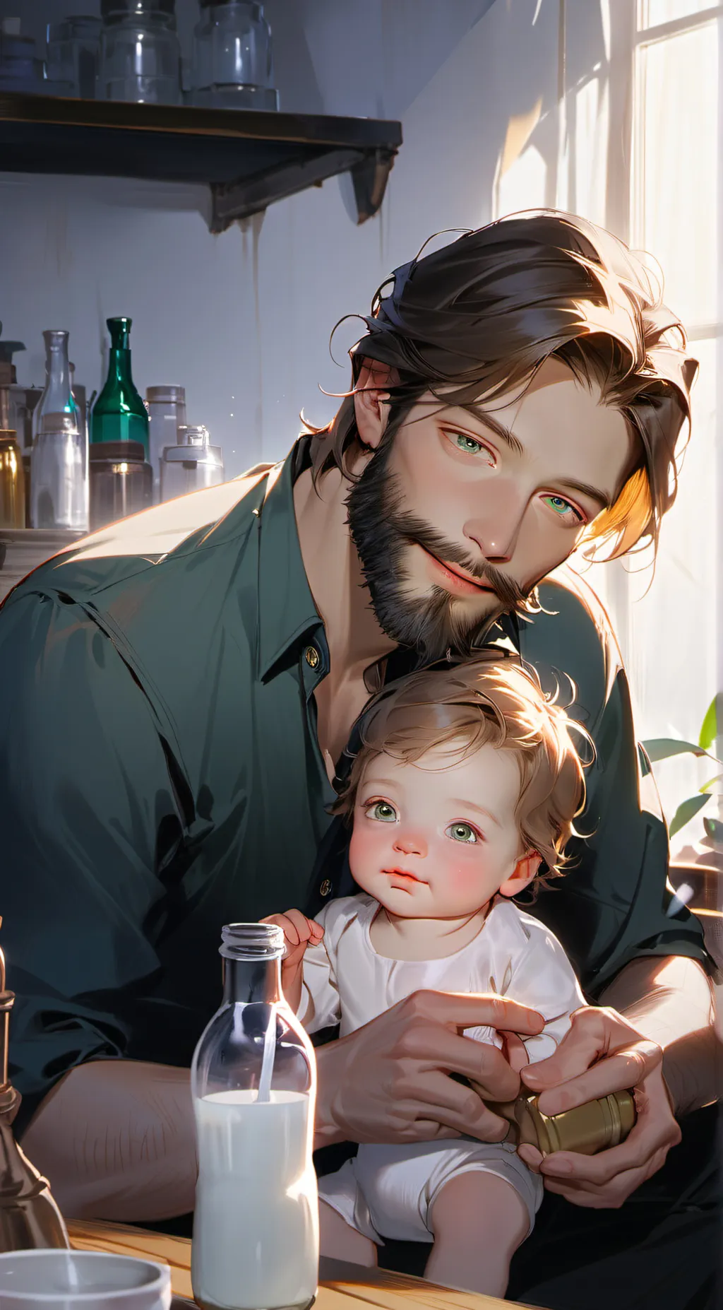 ai character: John klark background
