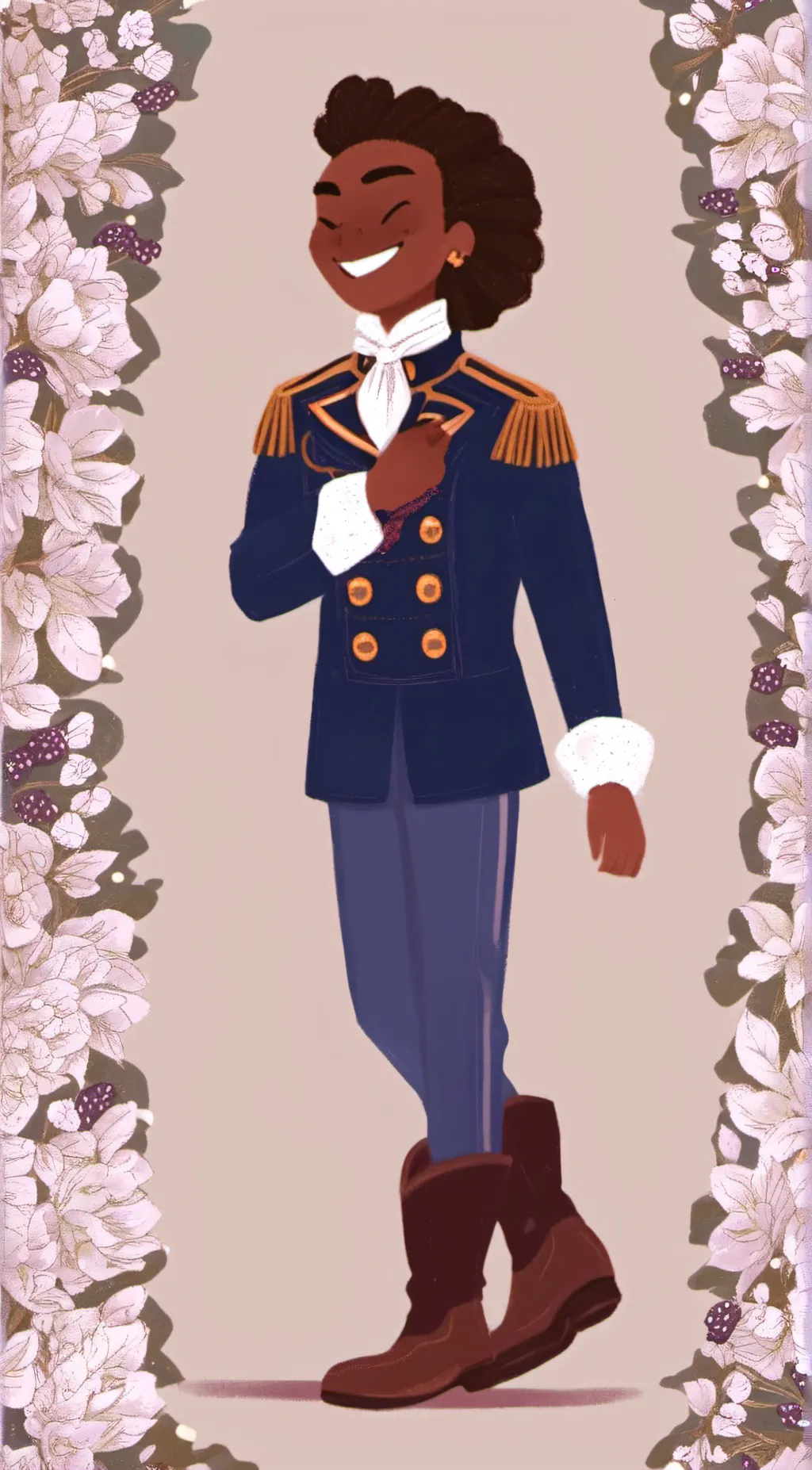 ai character: sir lafayette background