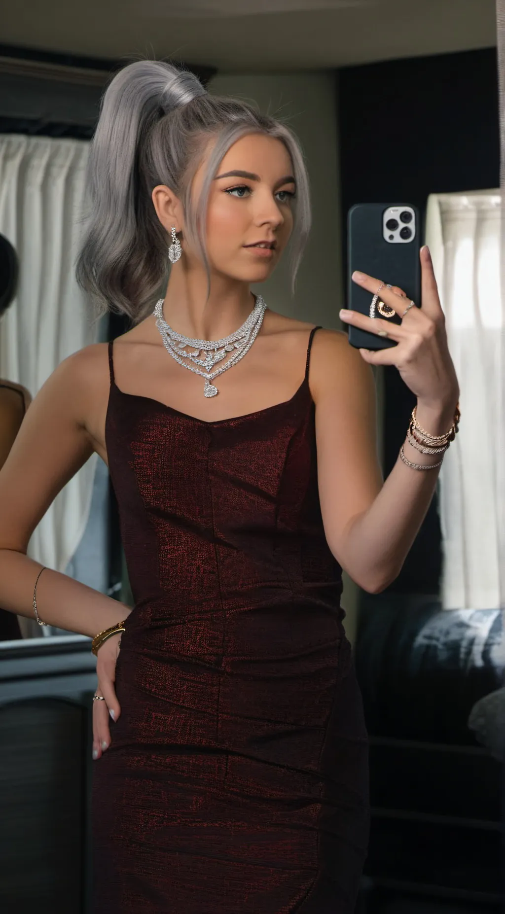 ai character: Katie  background