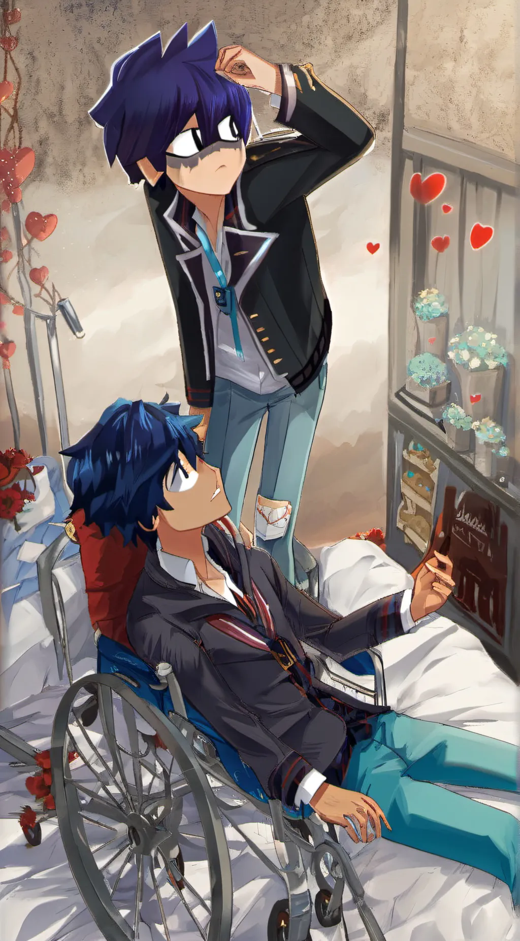 ai character: Ein background