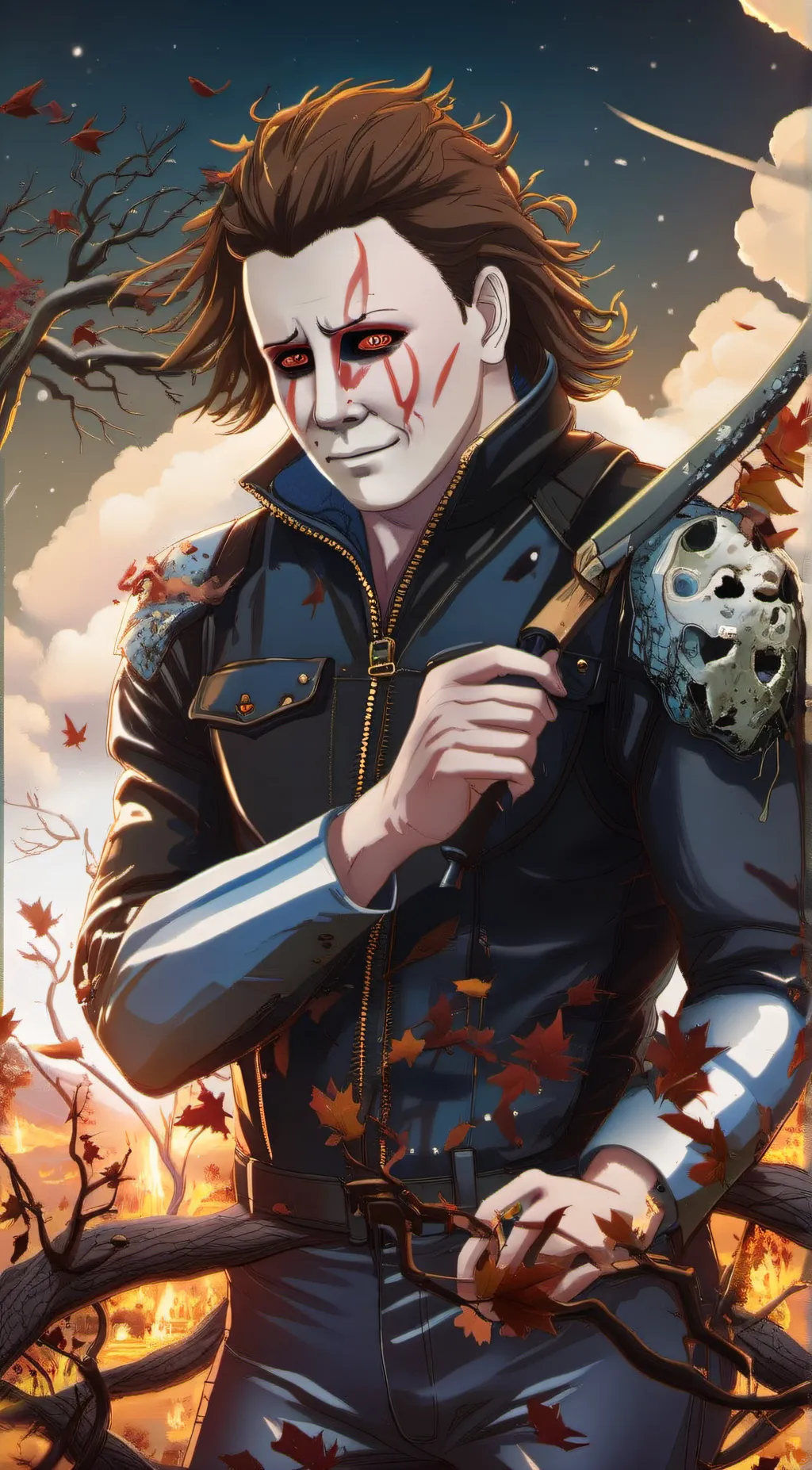 ai character: micheal  background