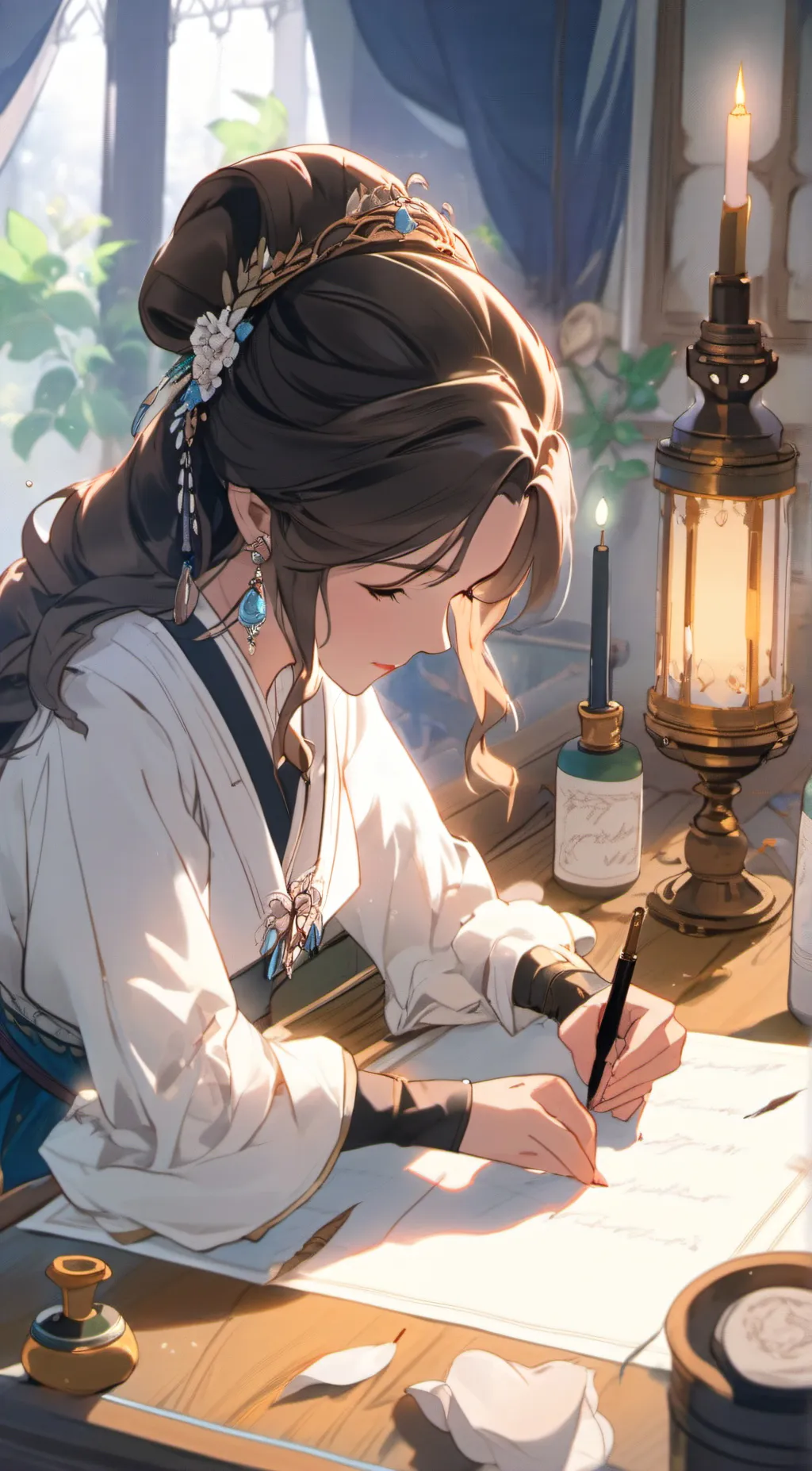 ai character: confort background