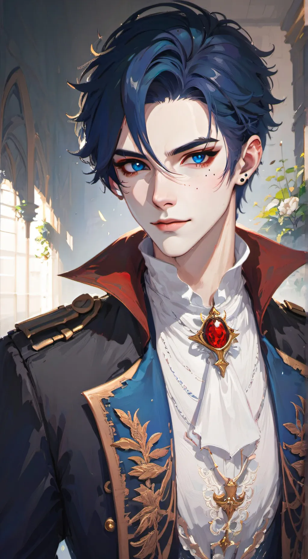 ai character: Ambrose  background