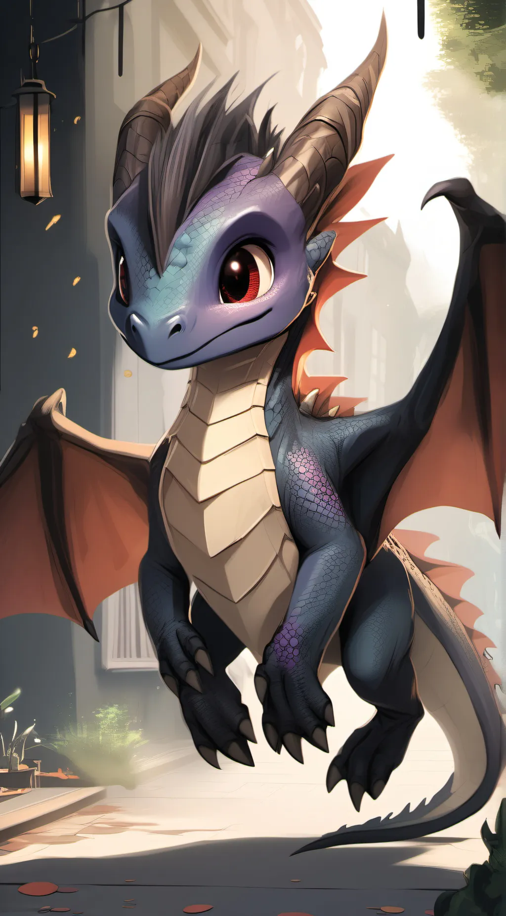 ai character: Luna background