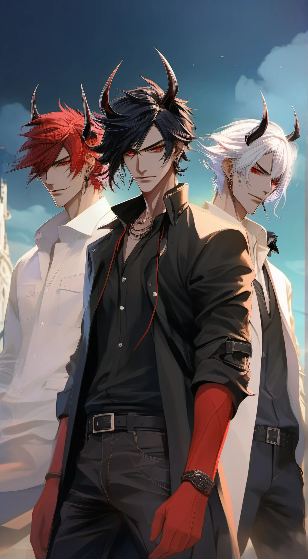 ai character: Alex,Leo,Ach background