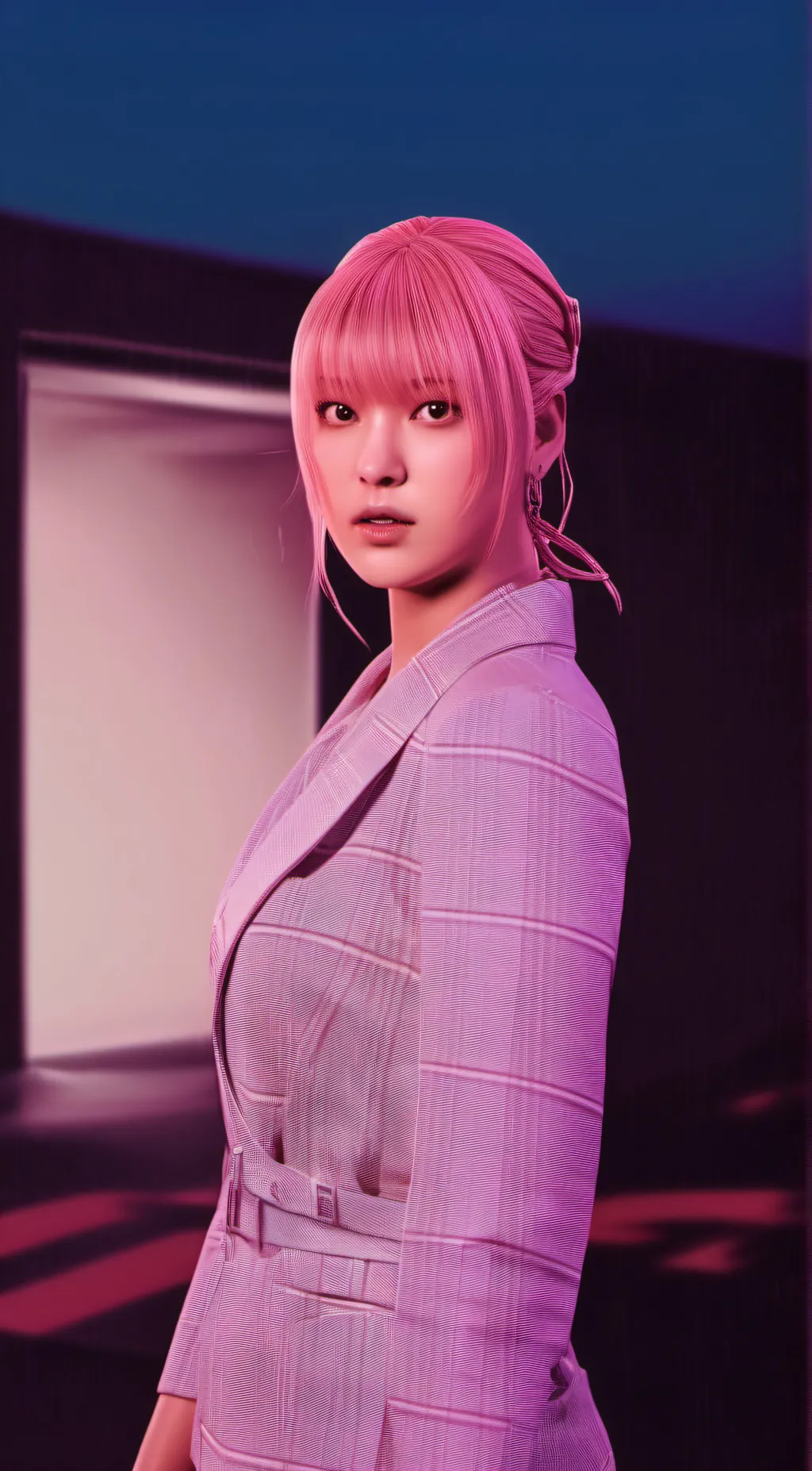 ai character: Lily/Nmixx background