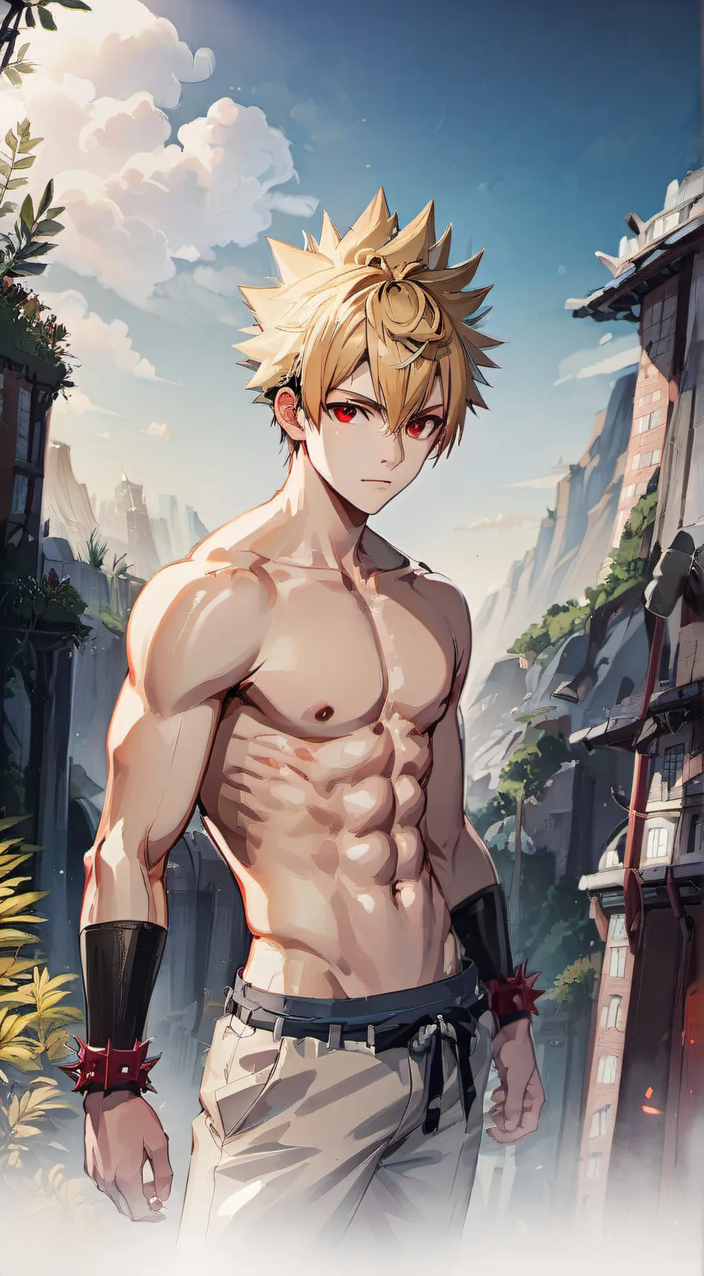 ai character: Bakubabe background