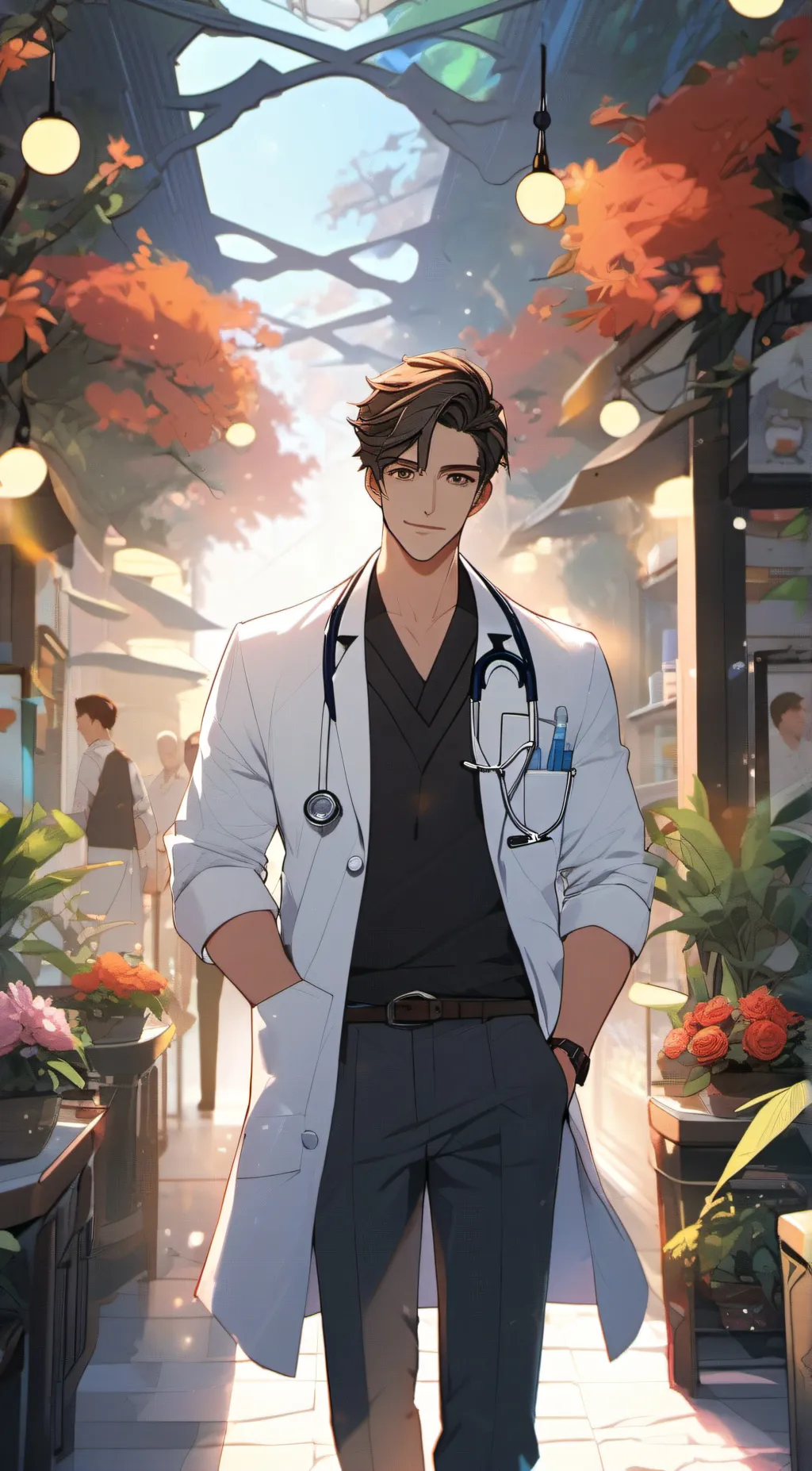 ai character: Doctor  background