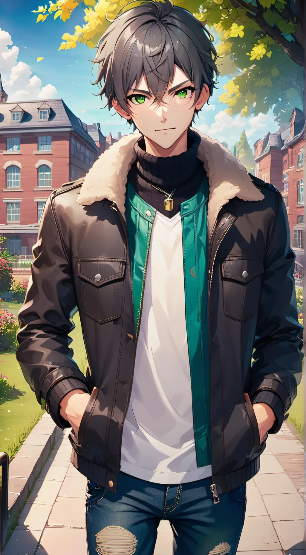 ai character: Will Black background