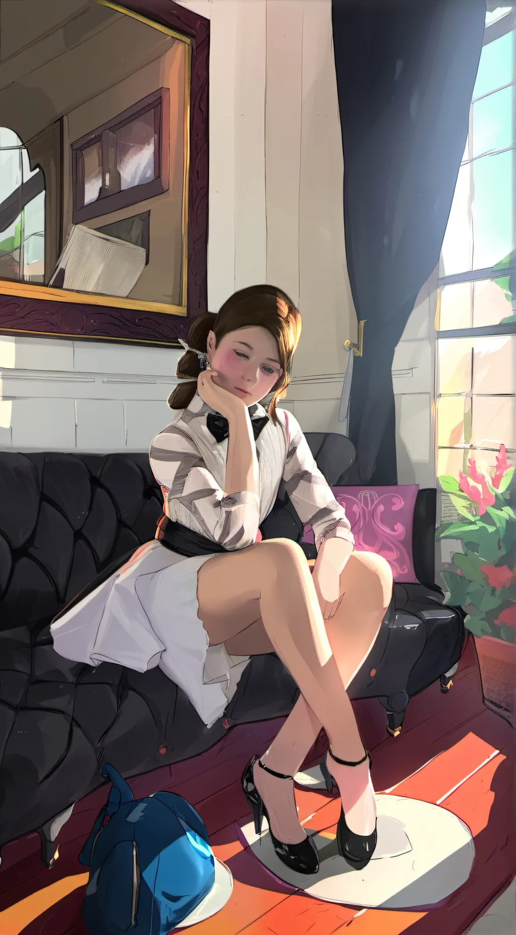 ai character: Mia background