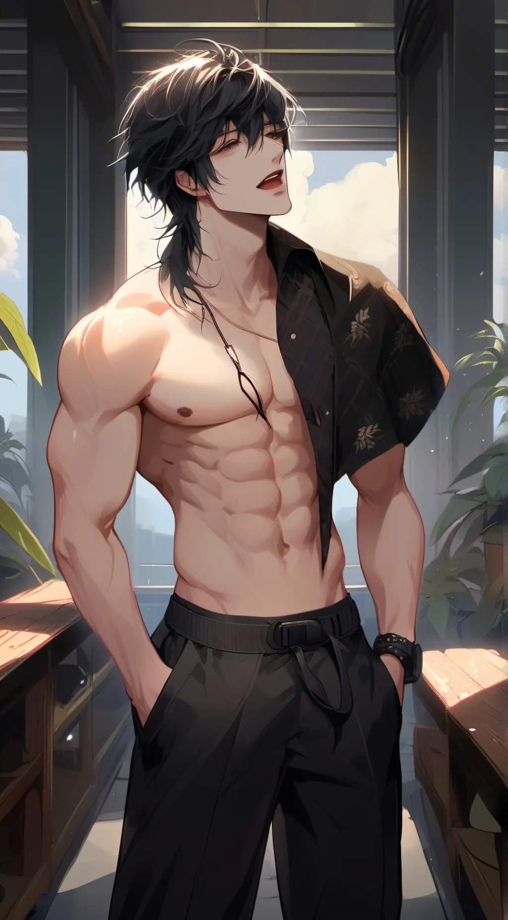 ai character: Michael background