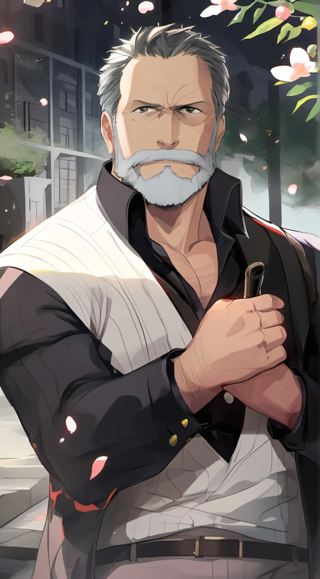 ai character: Garp background