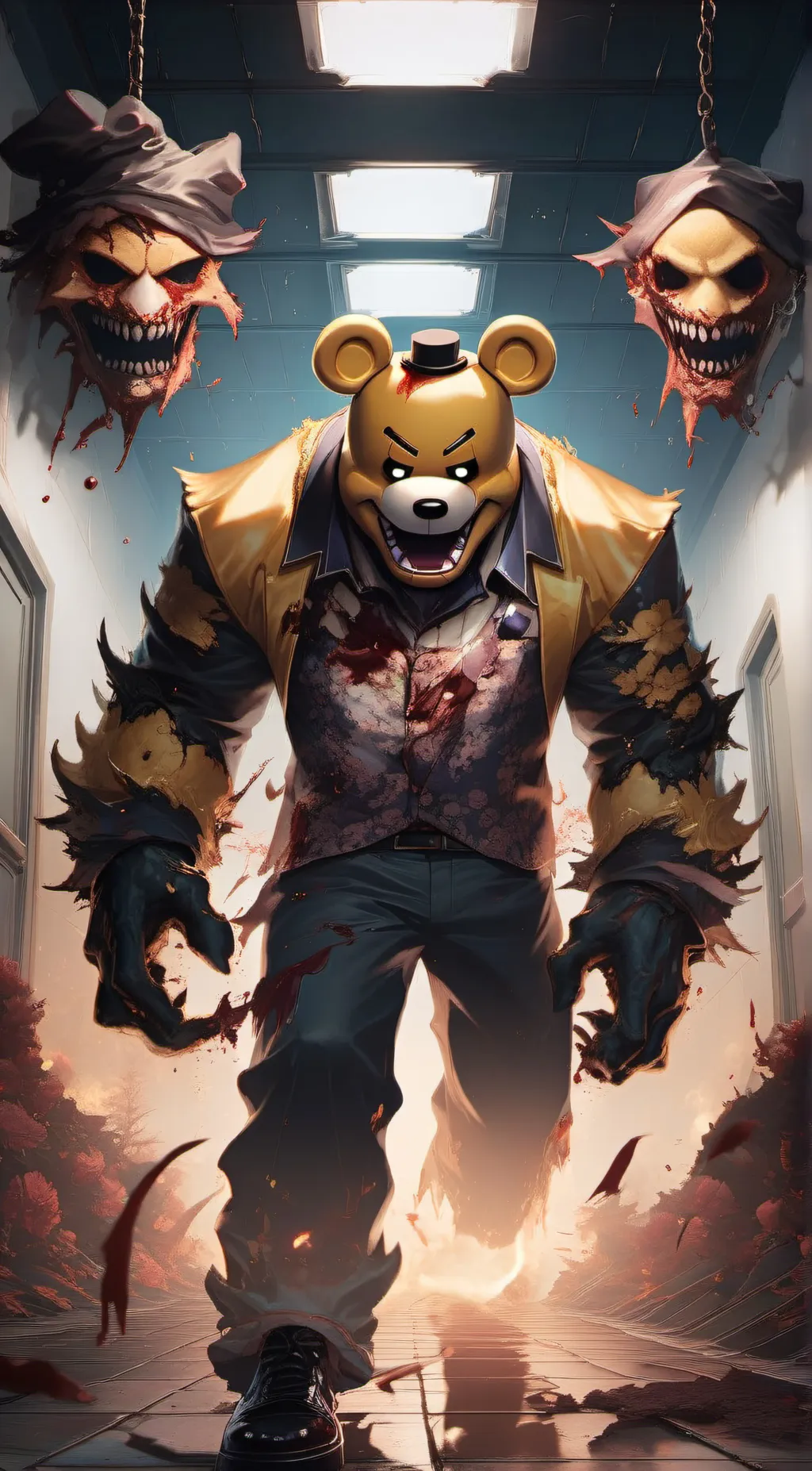 ai character: Fredbear background