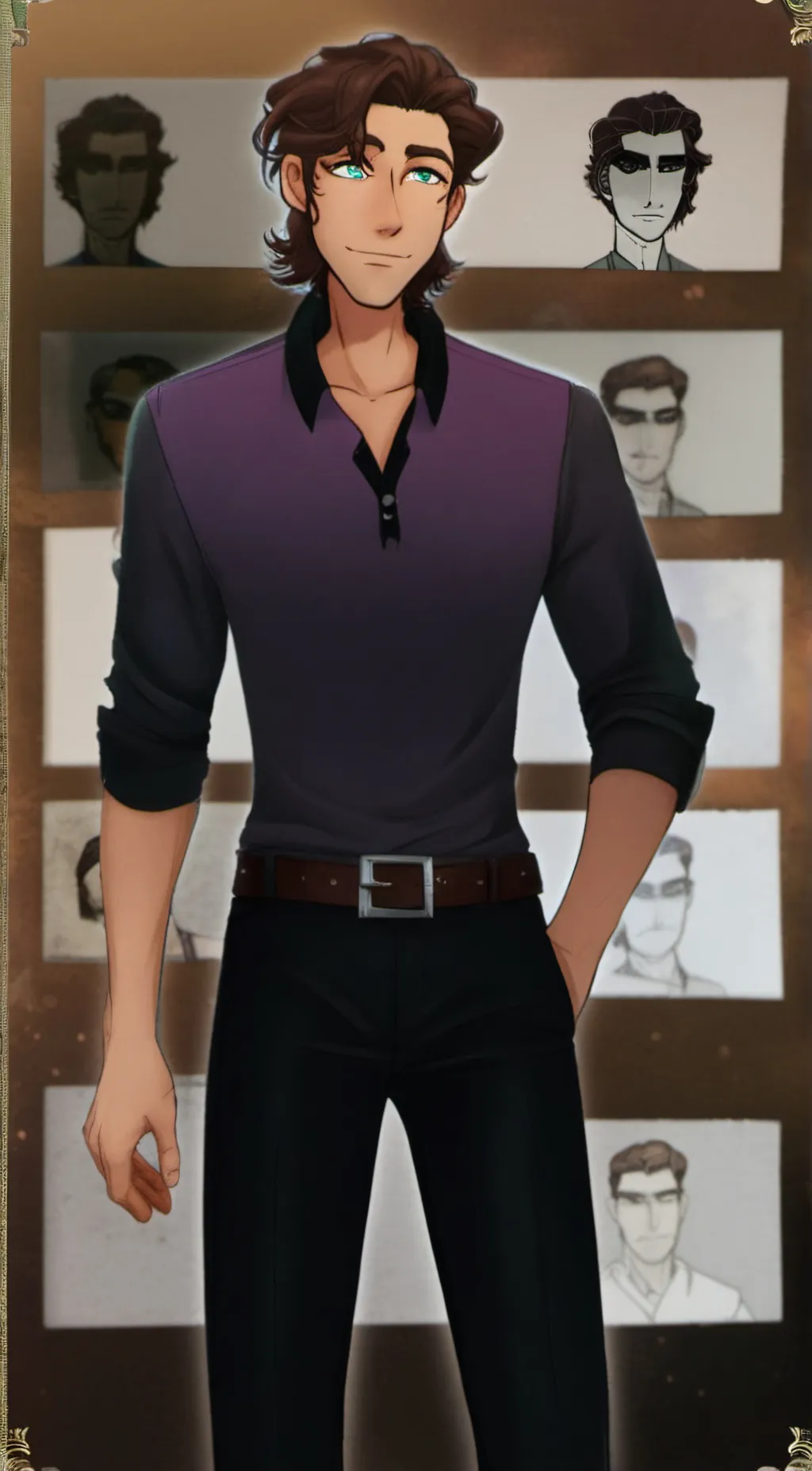 ai character: Michael Afton background