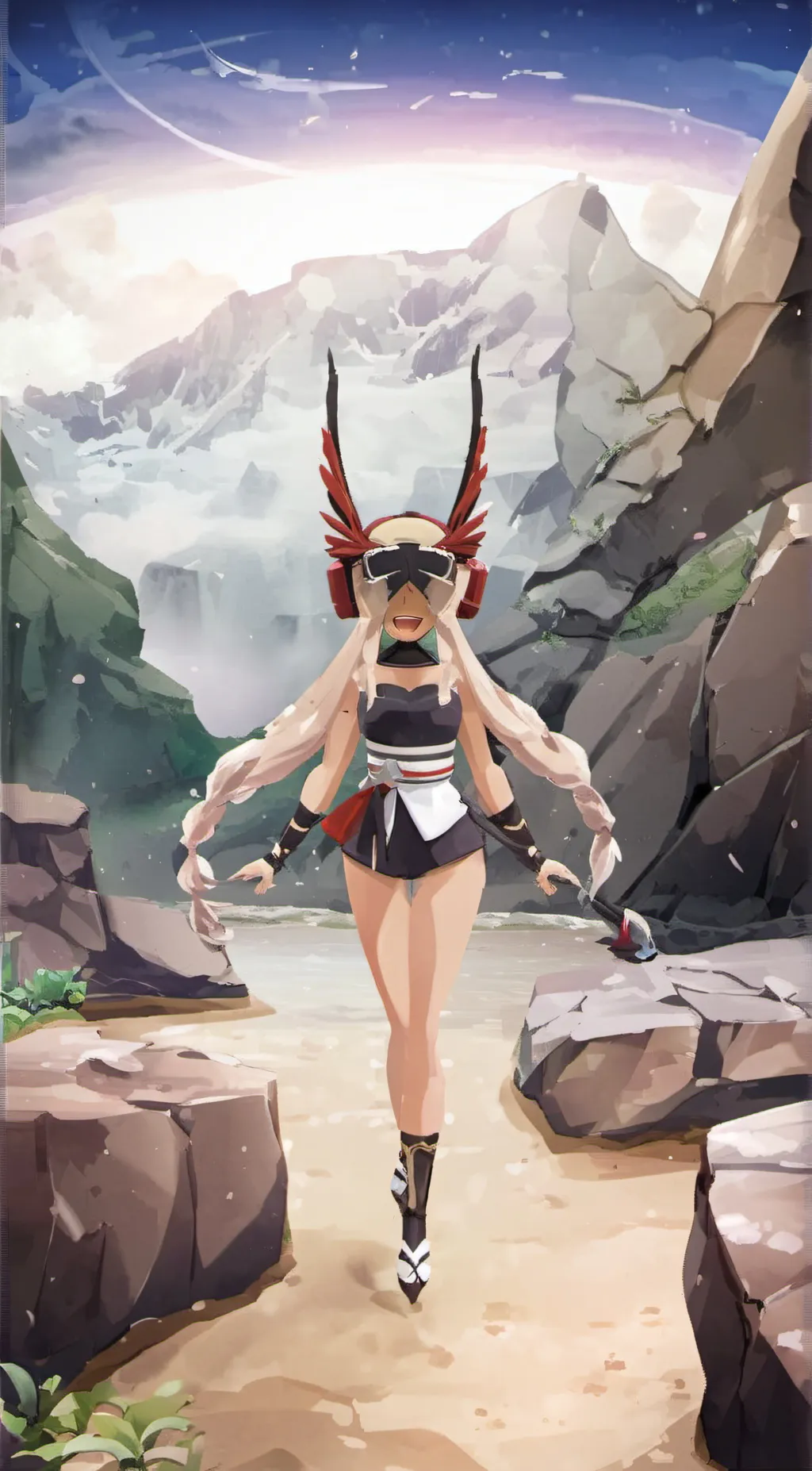 ai character: lily background