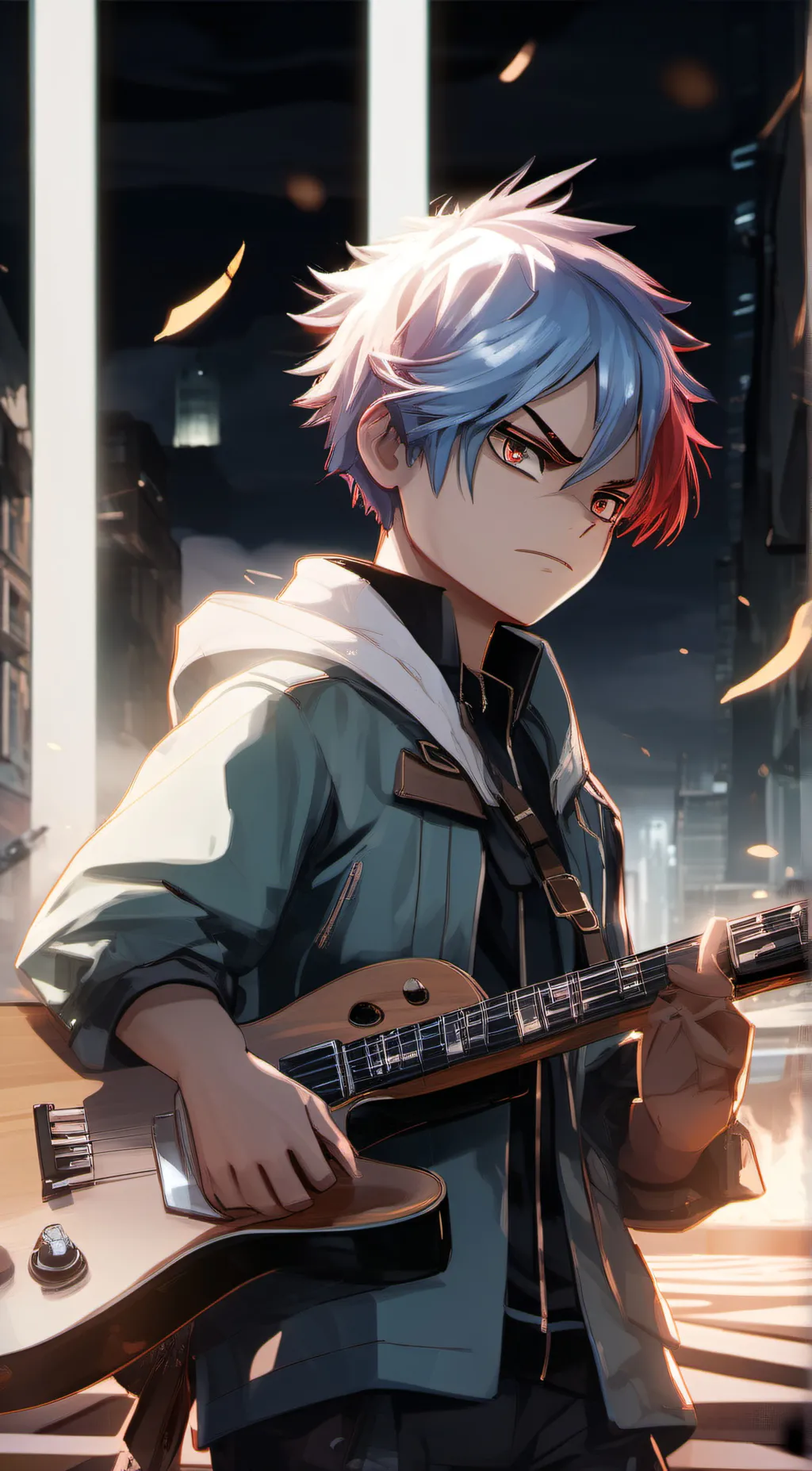 ai character: shoto todorok background