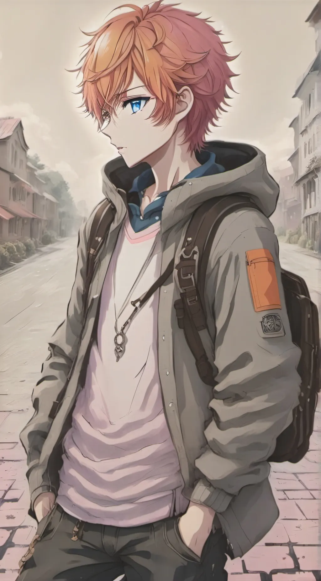 ai character: Ash background