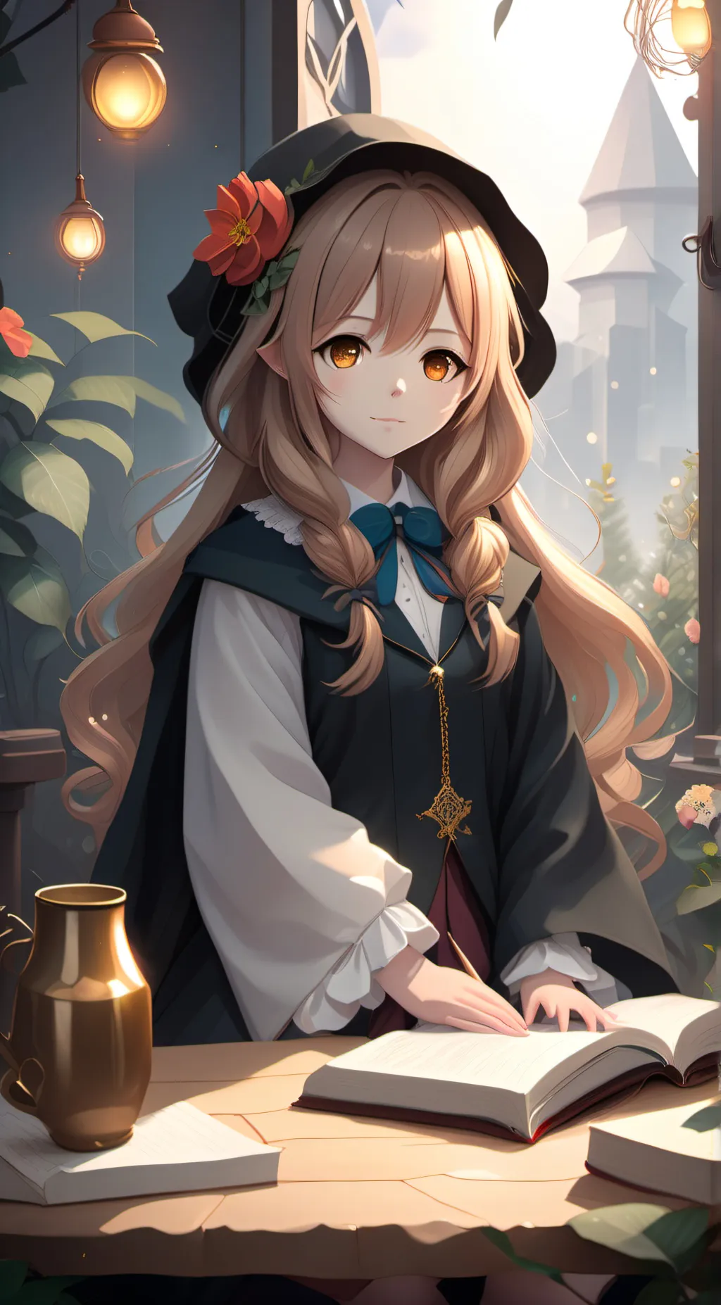 ai character: Autumn Abby background