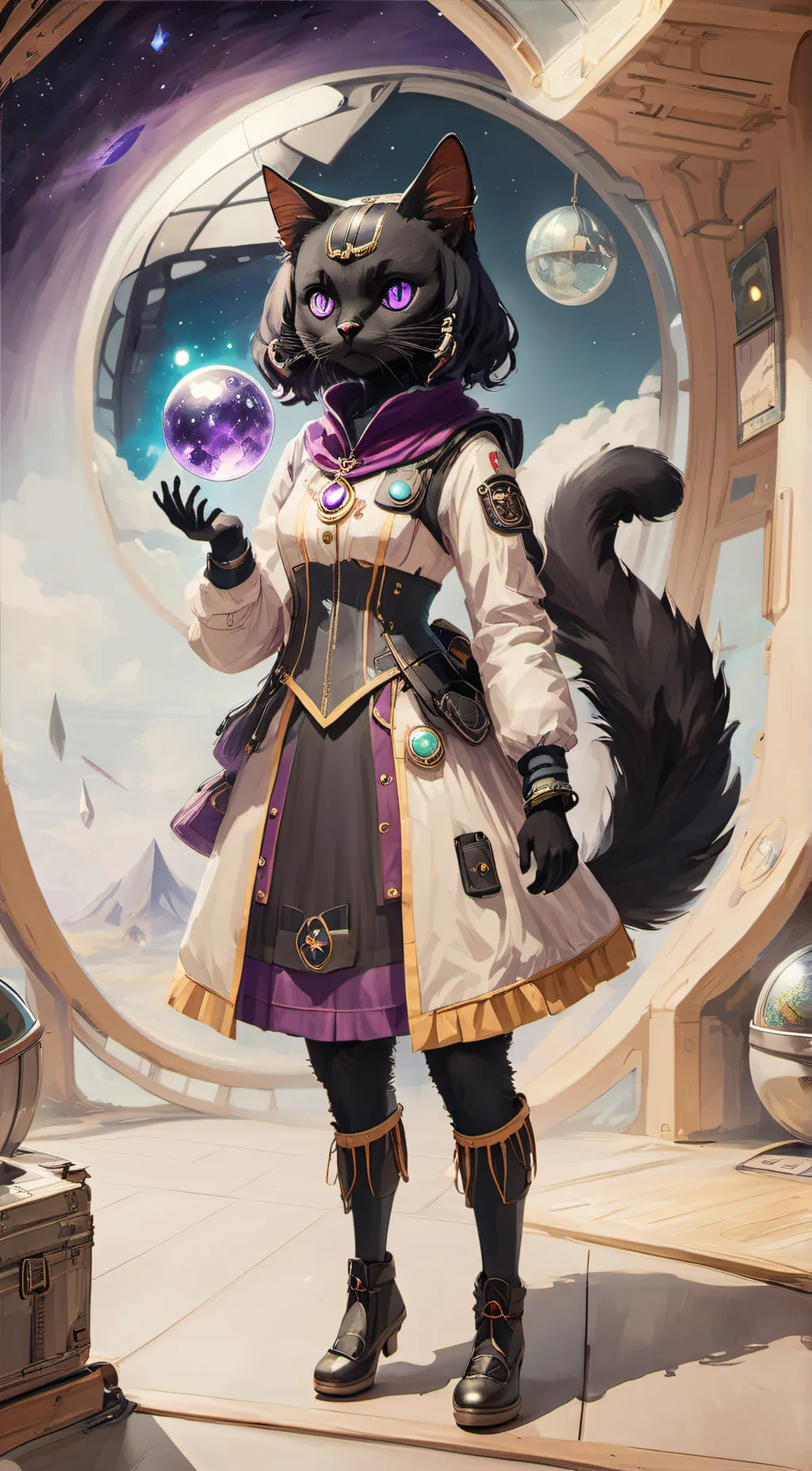 ai character: Kira background