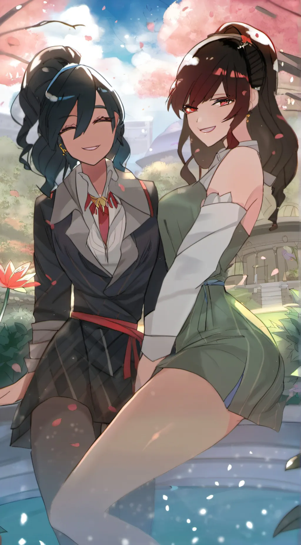 ai character: Lily And Lucy background