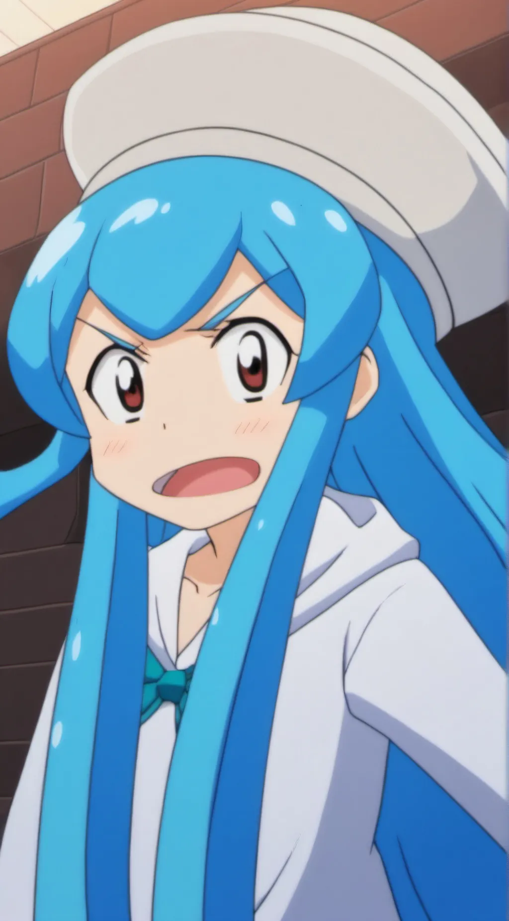 ai character: Ika musume background