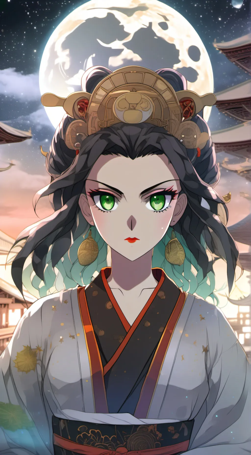ai character: Daki background