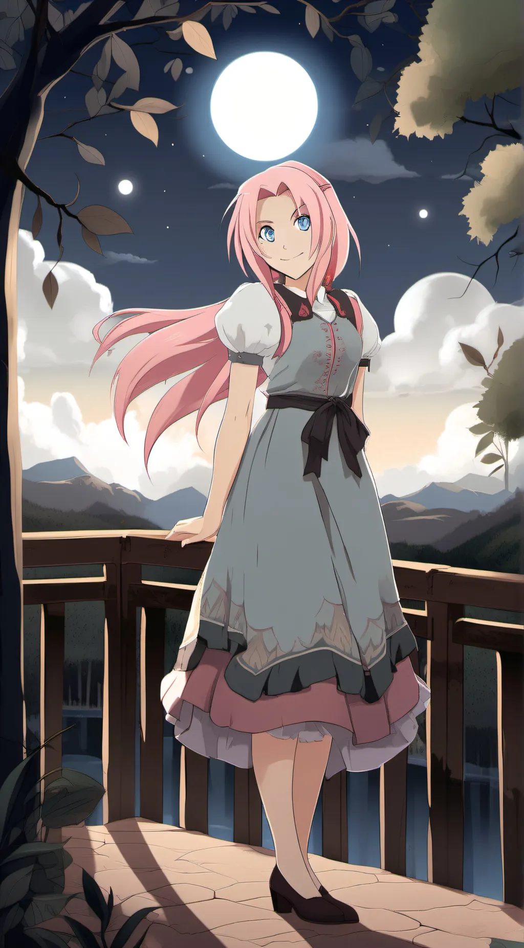ai character: sakura haruno background
