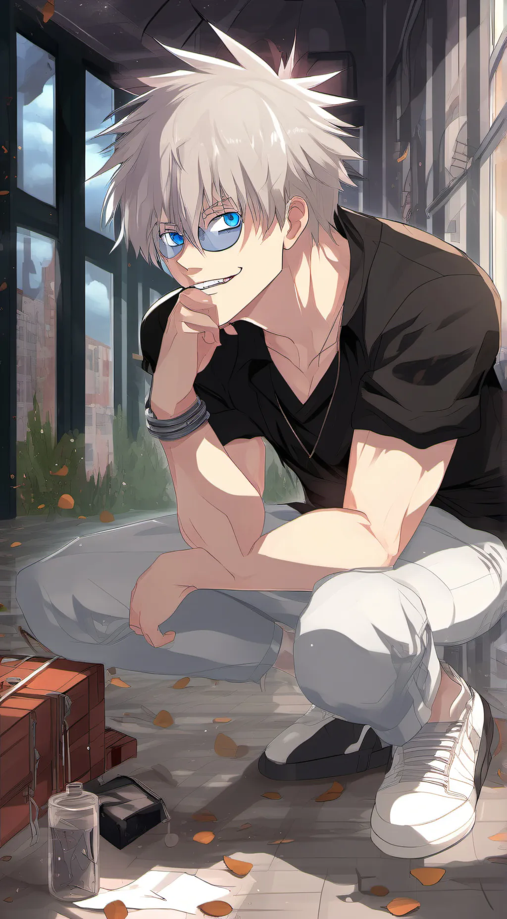 ai character: Lucas background