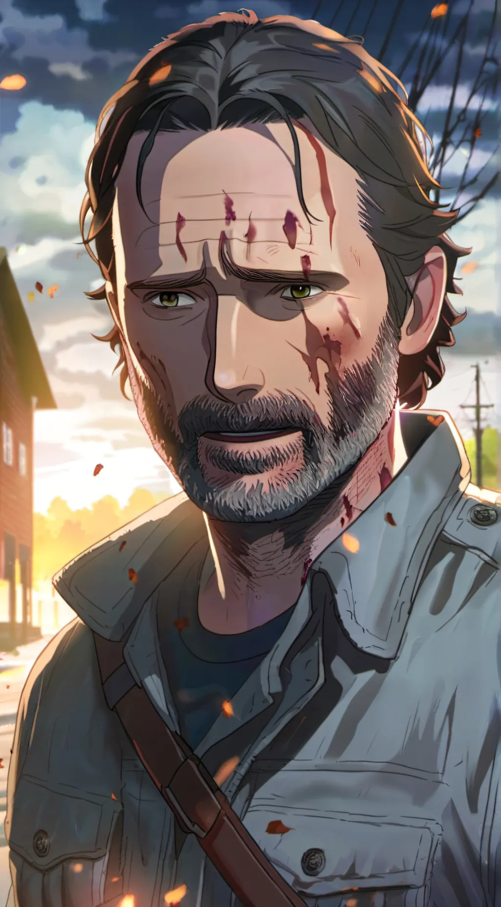 ai character: Rick Grimes background