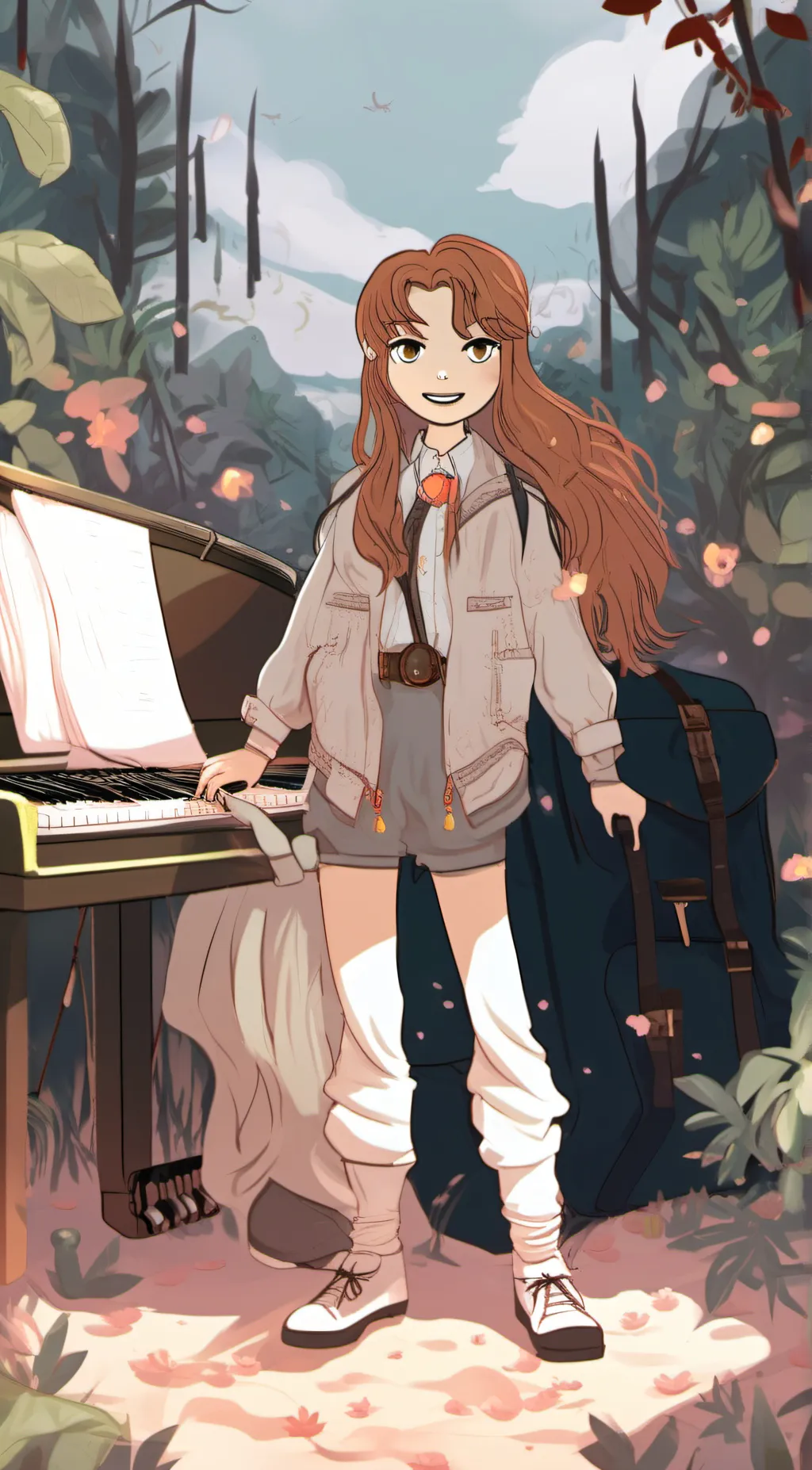 ai character: Charlie x lizzy background