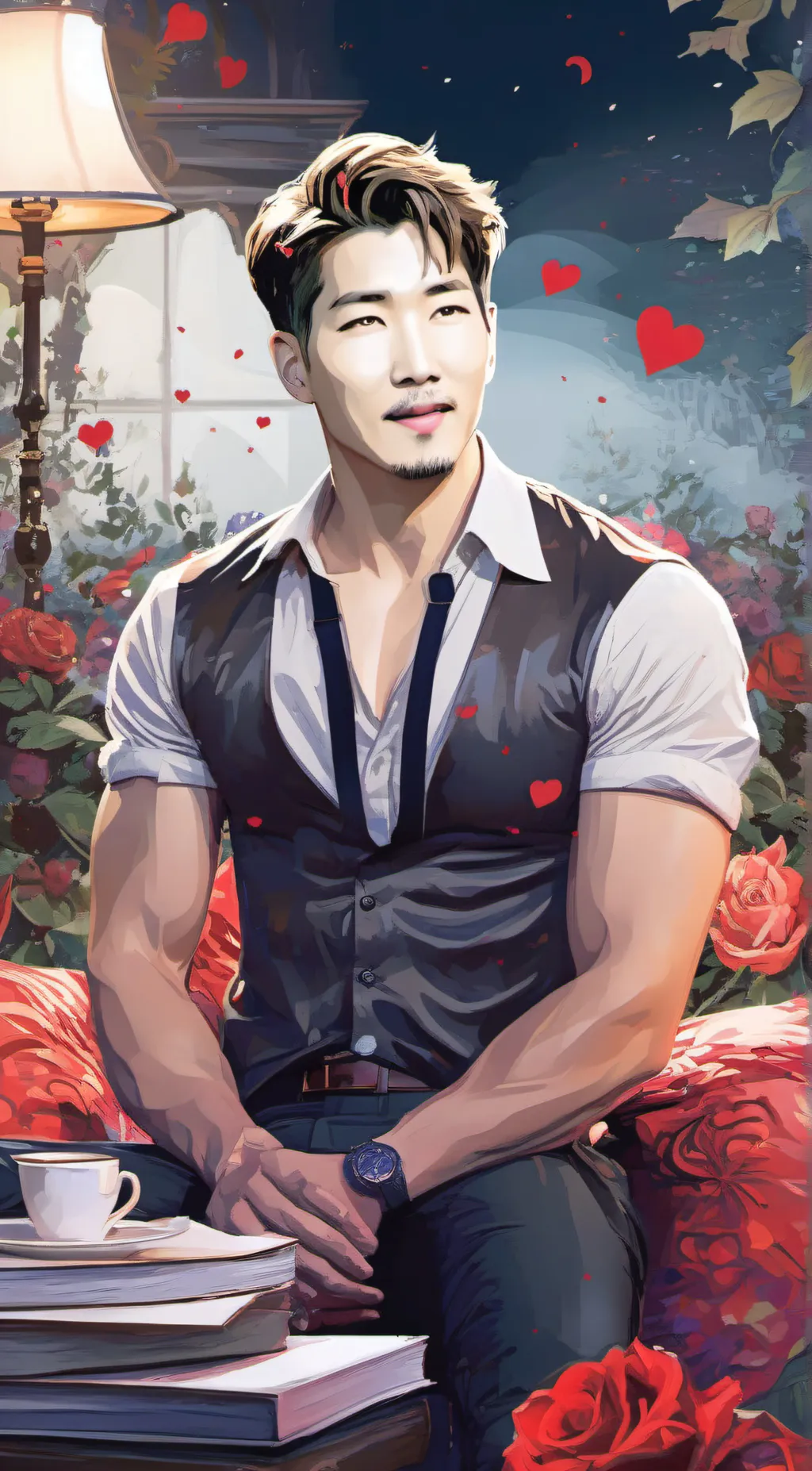 ai character: Gabriel  background