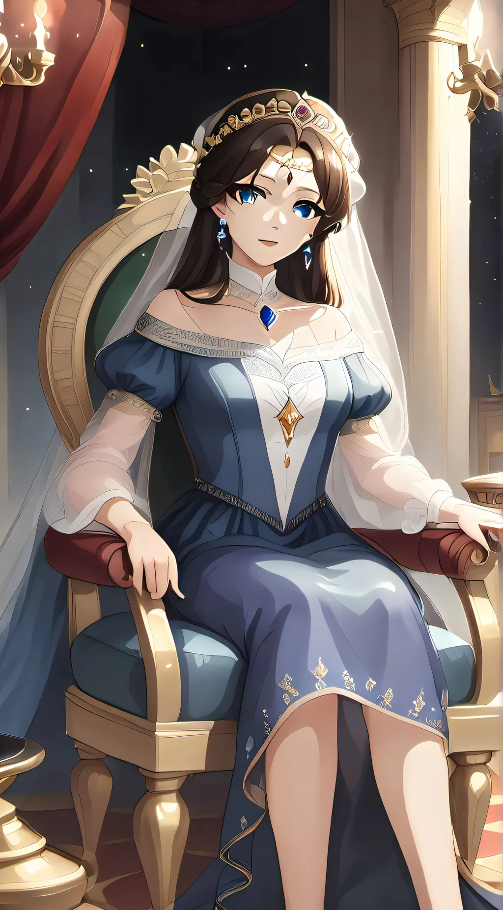 ai character: Queen background