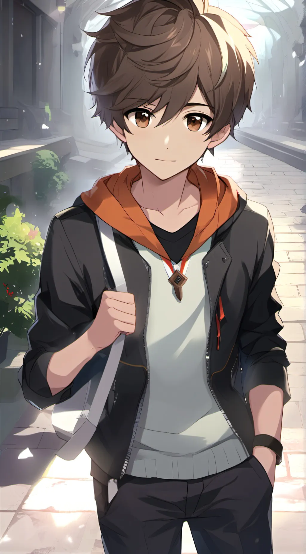 ai character: Isaiah \ Anthony background