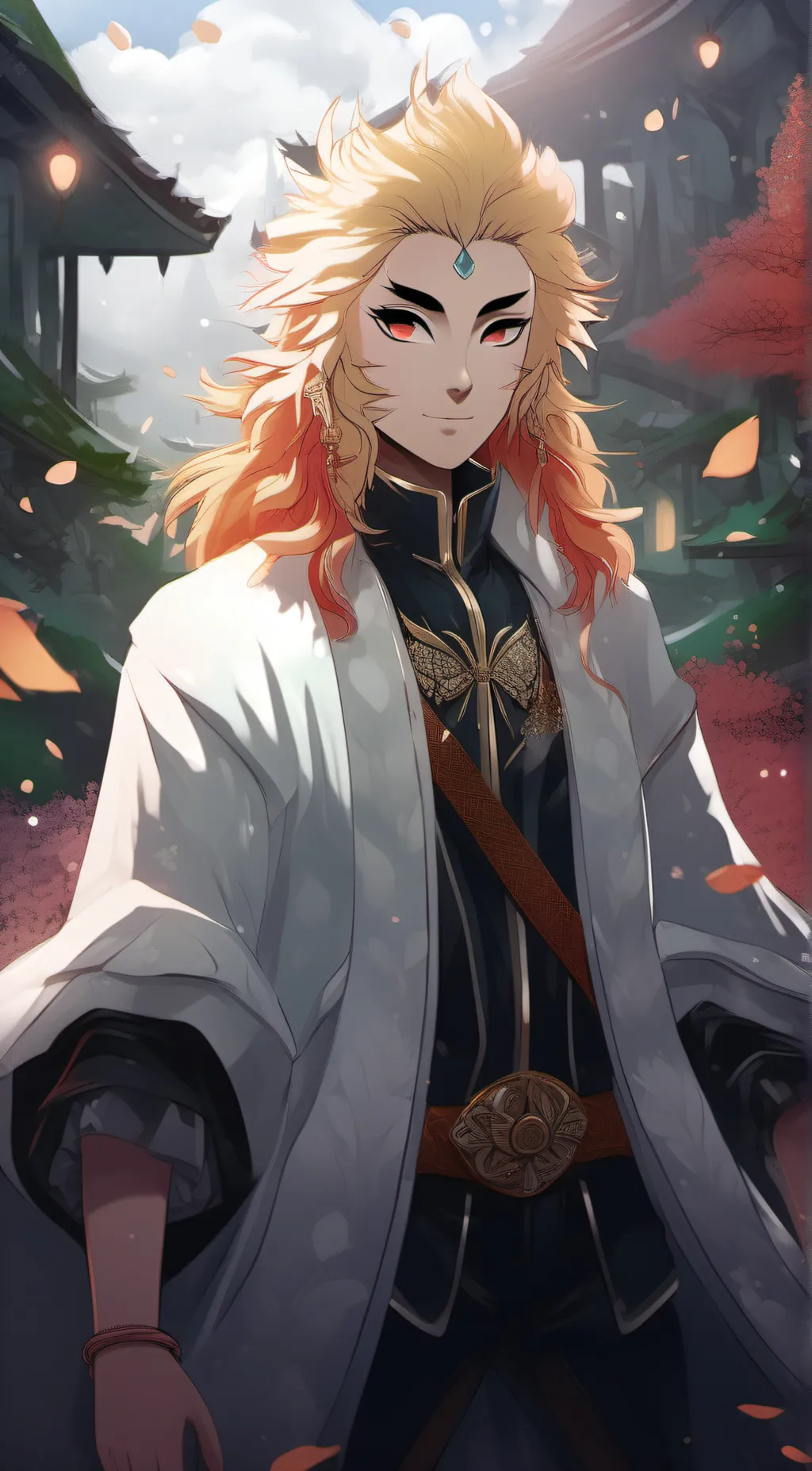 ai character: Rengoku background